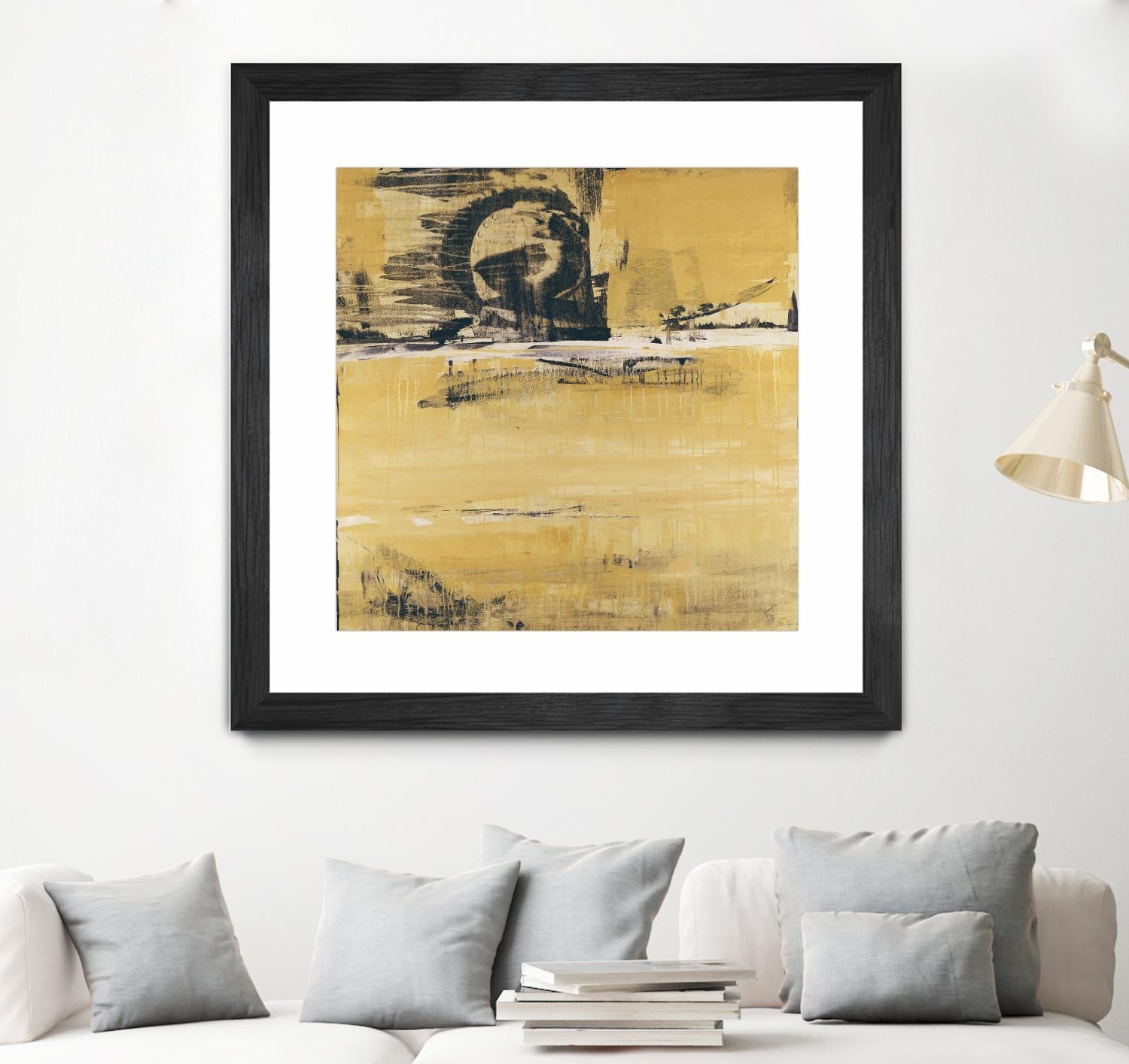 Sandstorm by Liz Jardine on GIANT ART - grey abstract
