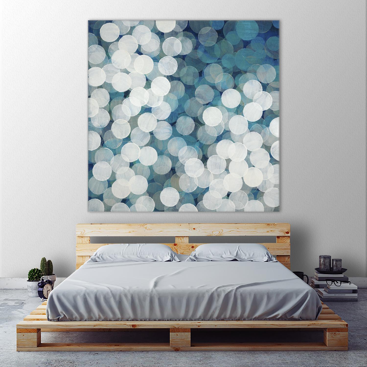 Head in the Clouds by Liz Jardine on GIANT ART - white abstract