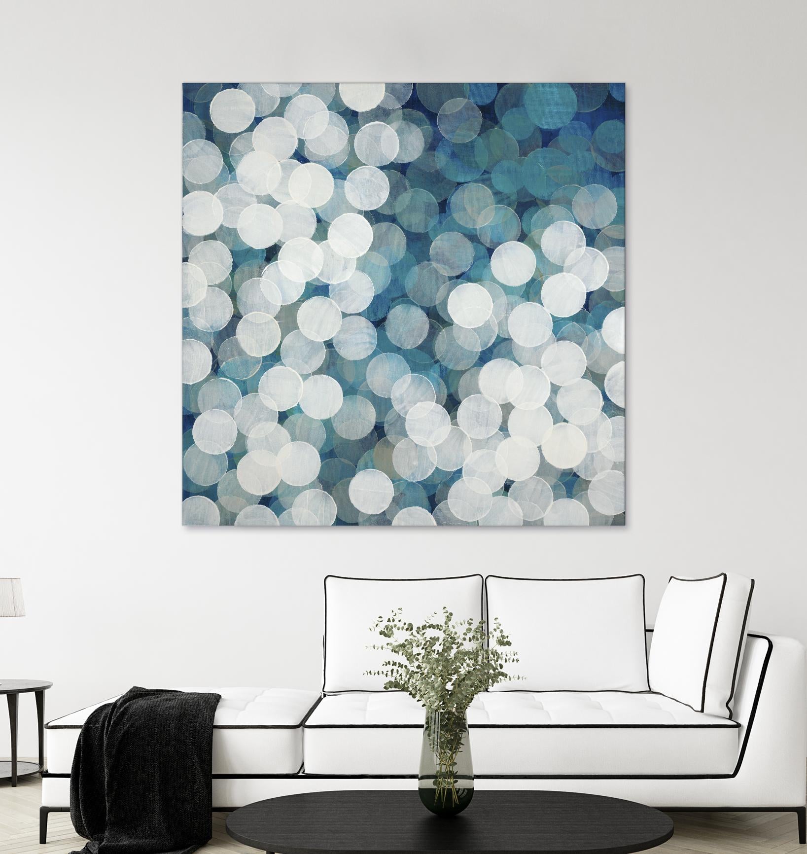 Head in the Clouds by Liz Jardine on GIANT ART - white abstract