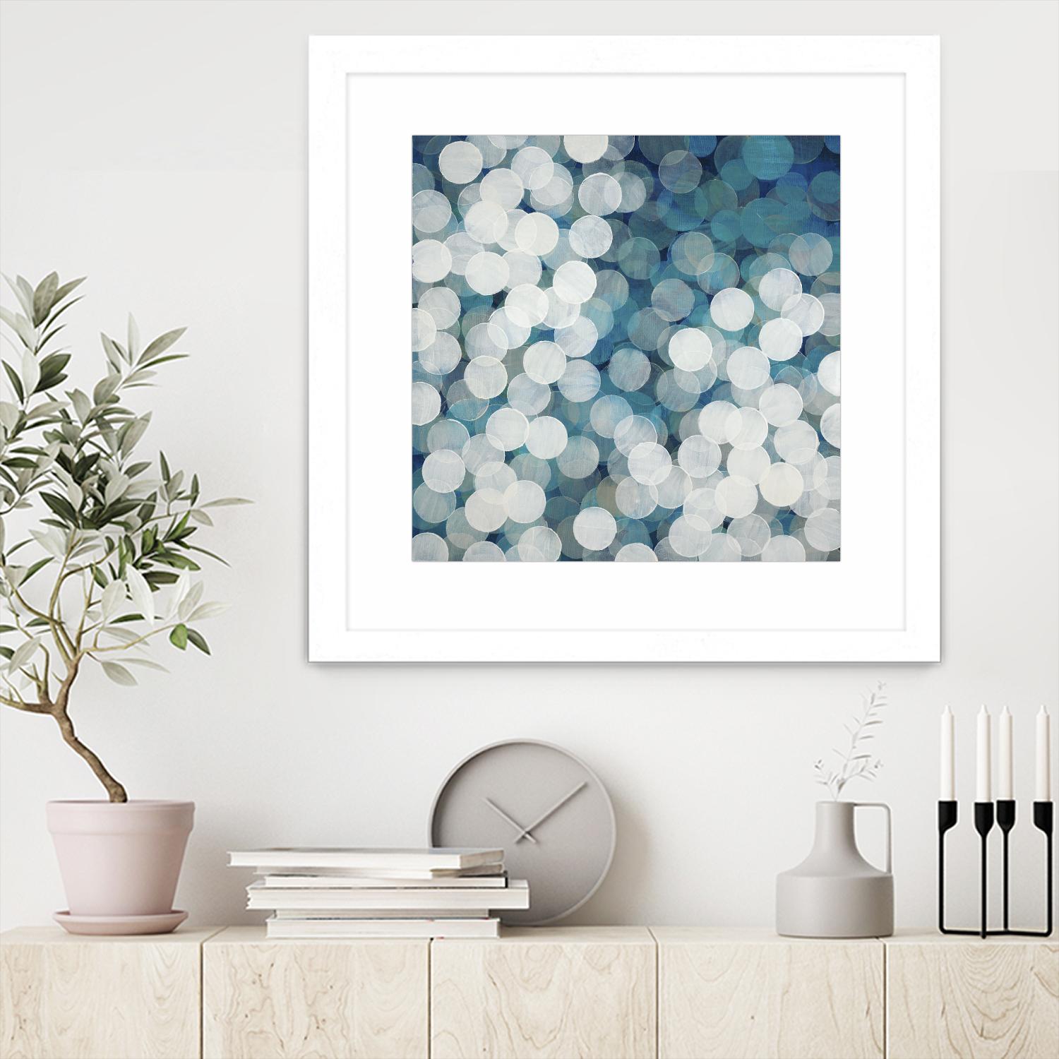 Head in the Clouds by Liz Jardine on GIANT ART - white abstract