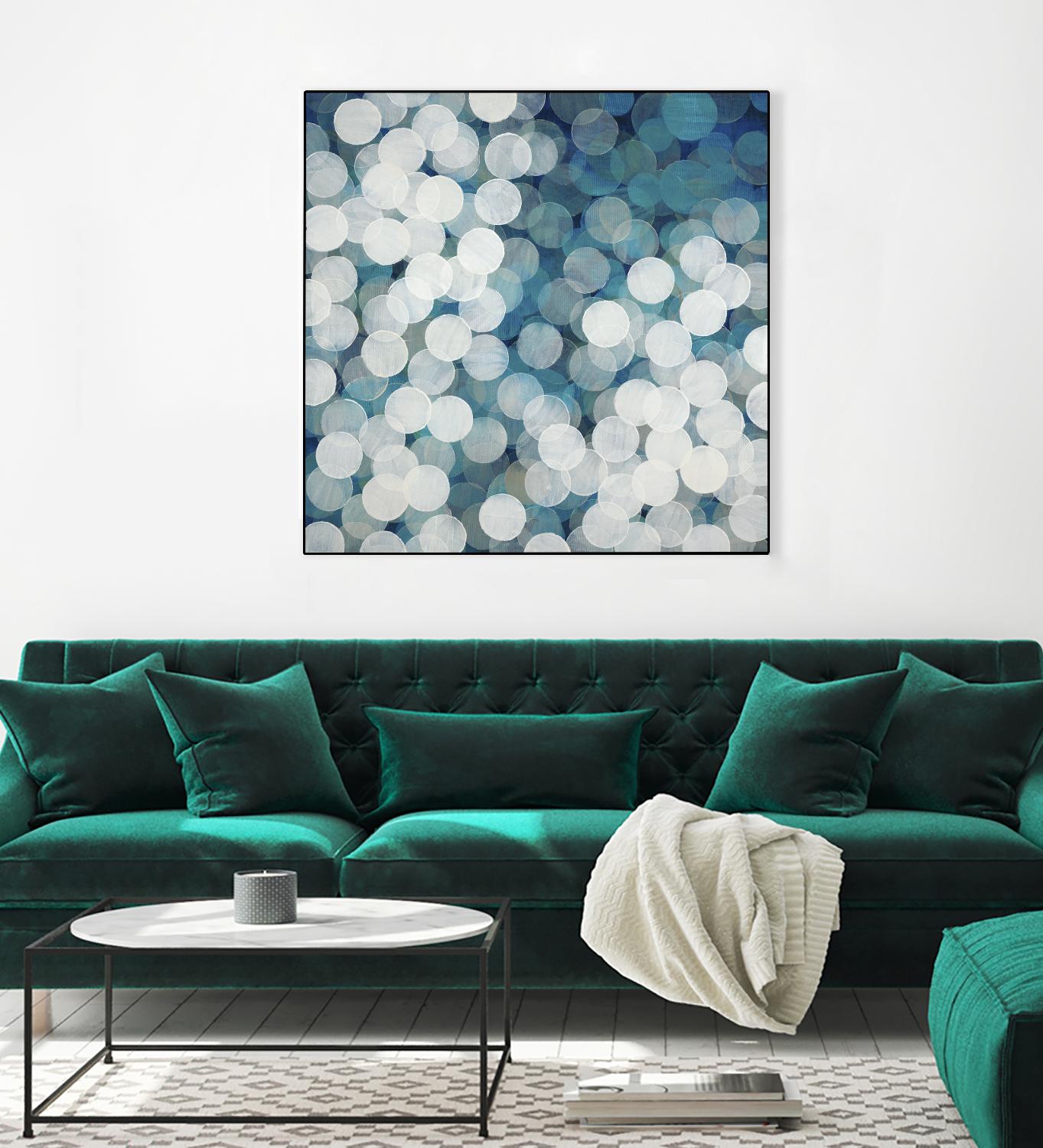 Head in the Clouds by Liz Jardine on GIANT ART - white abstract