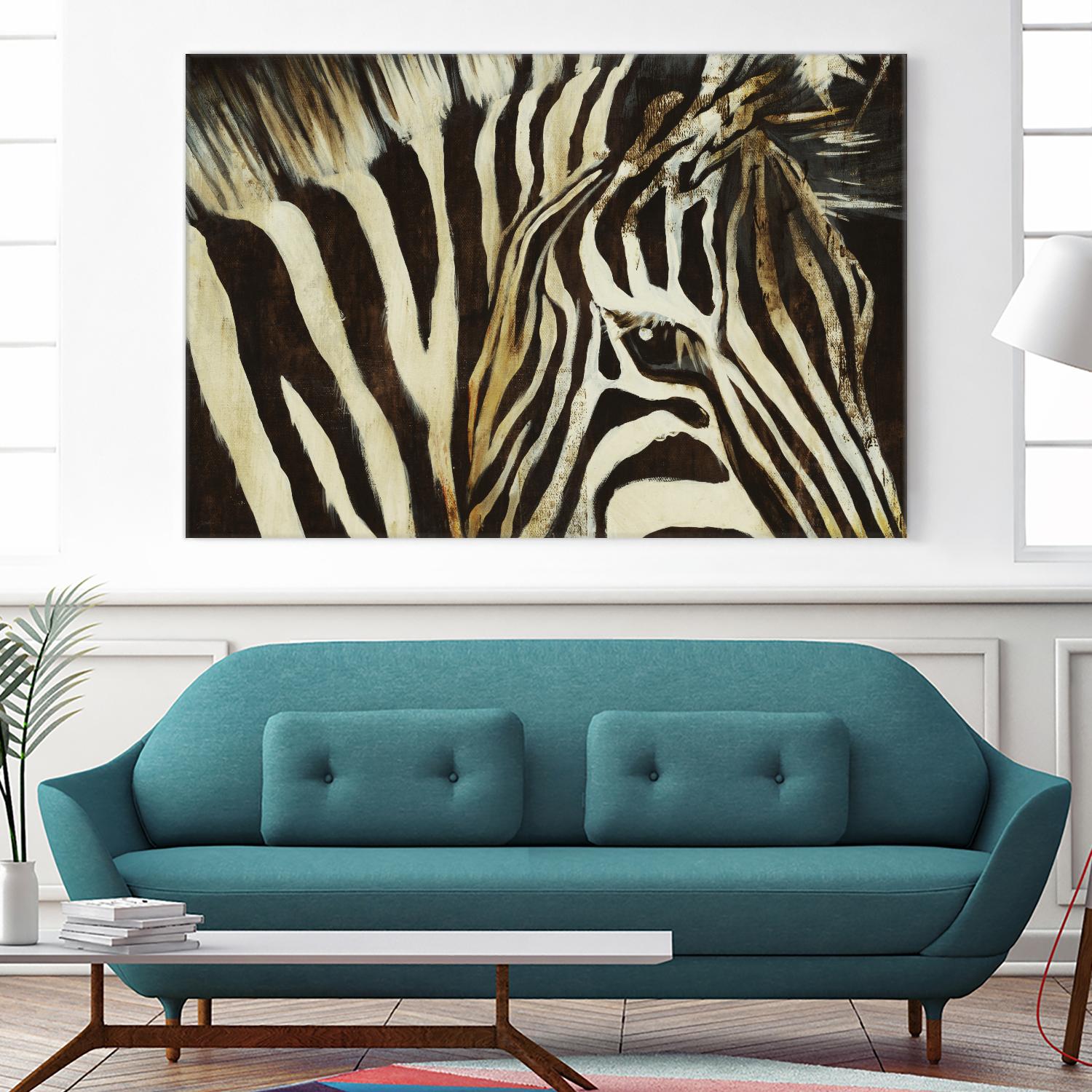 Striped Pajamas by Liz Jardine on GIANT ART - brown animals