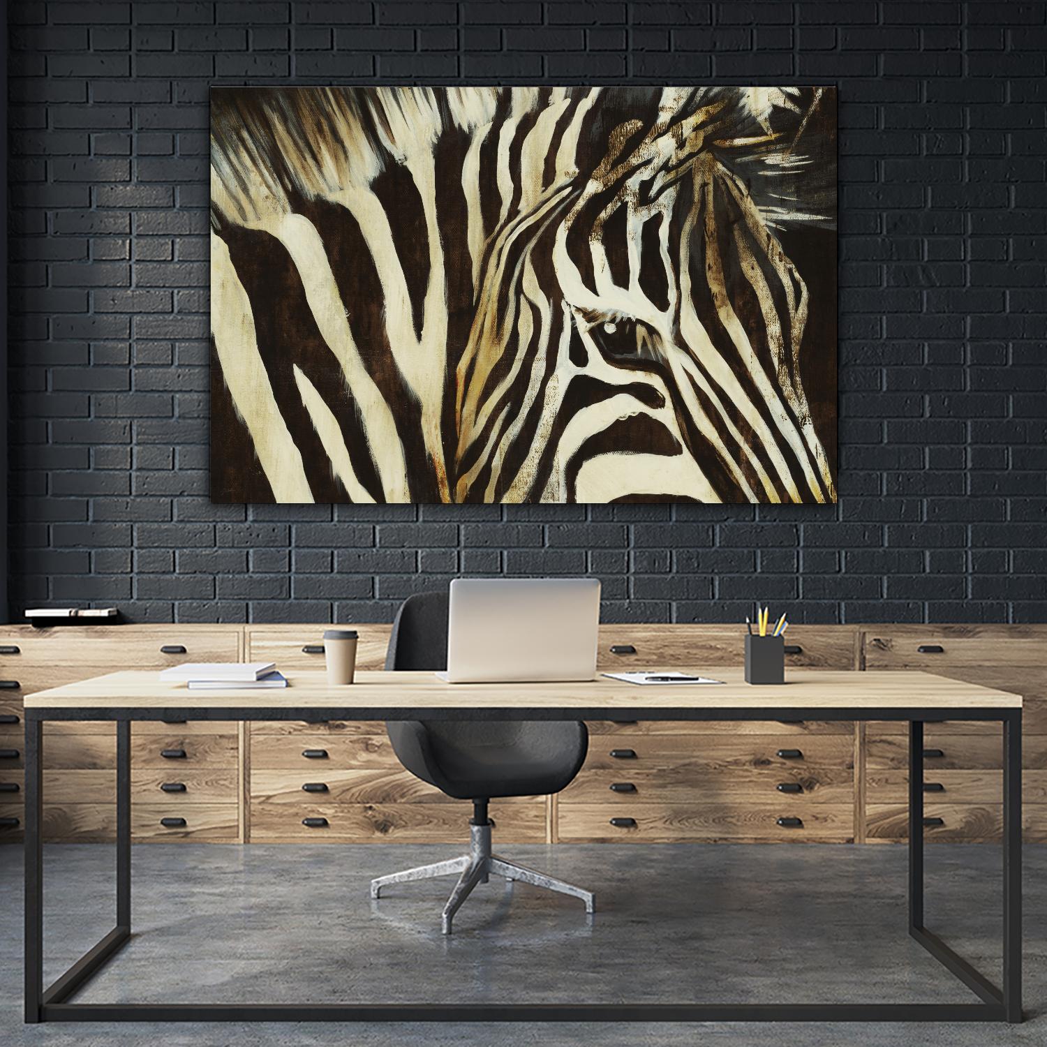 Striped Pajamas by Liz Jardine on GIANT ART - brown animals