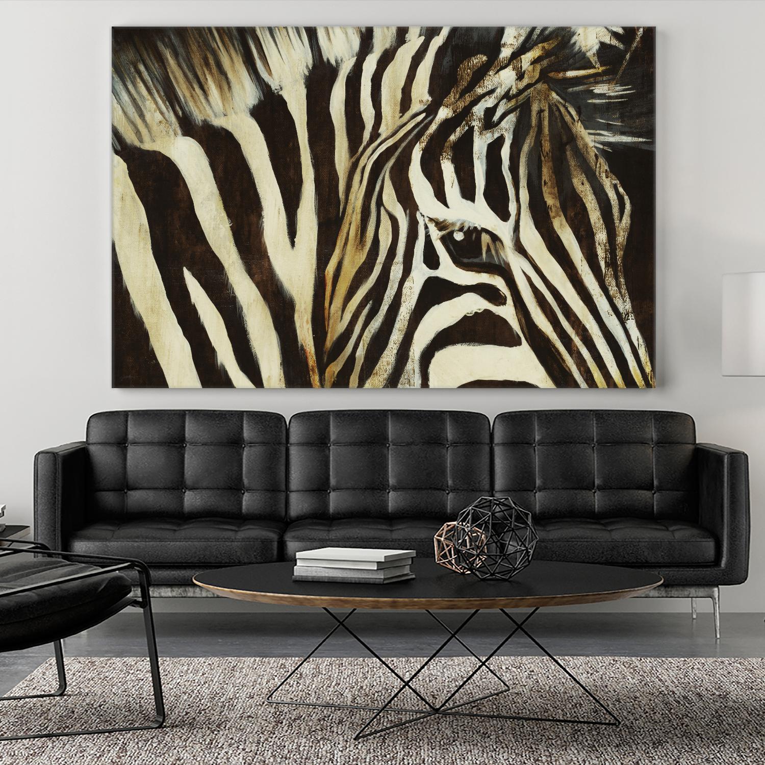 Striped Pajamas by Liz Jardine on GIANT ART - brown animals