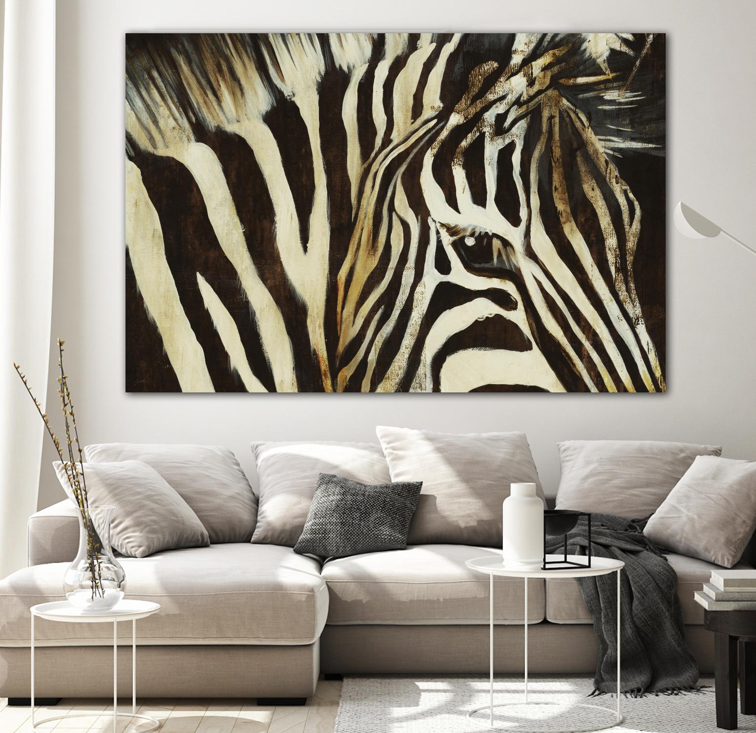 Striped Pajamas by Liz Jardine on GIANT ART - brown animals