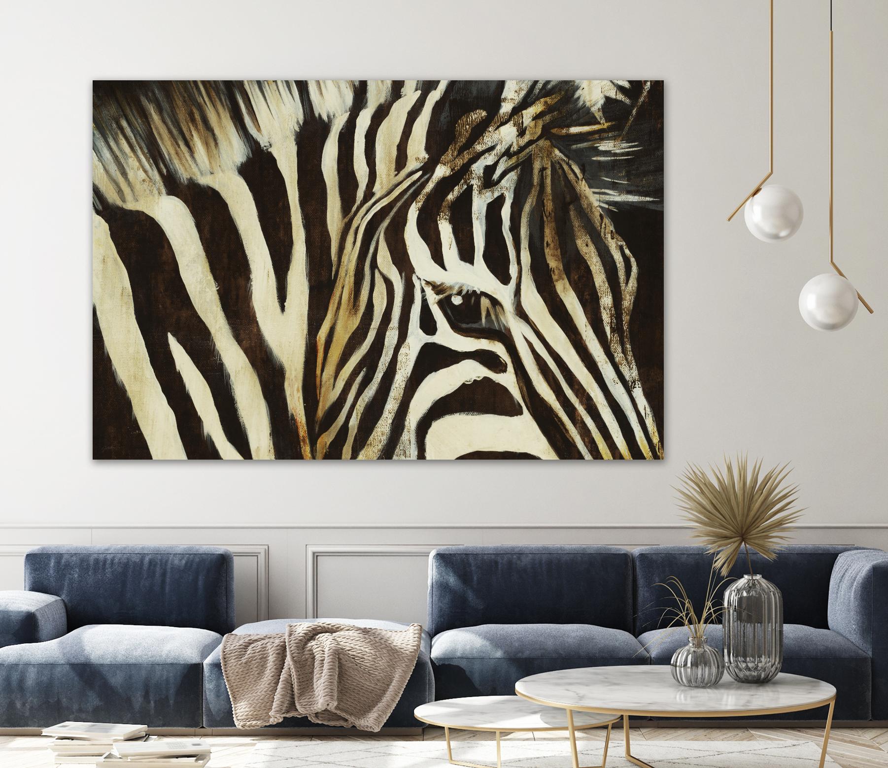 Striped Pajamas by Liz Jardine on GIANT ART - brown animals