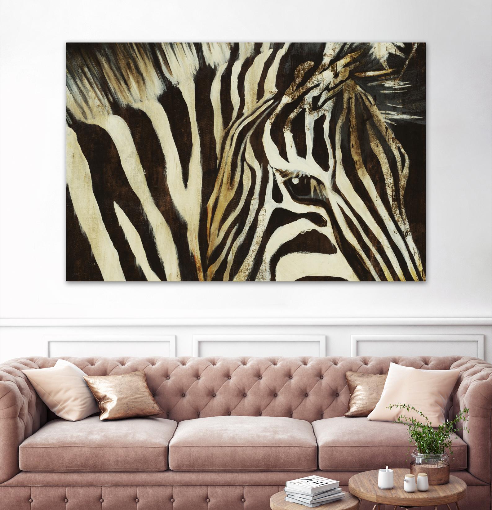 Striped Pajamas by Liz Jardine on GIANT ART - brown animals