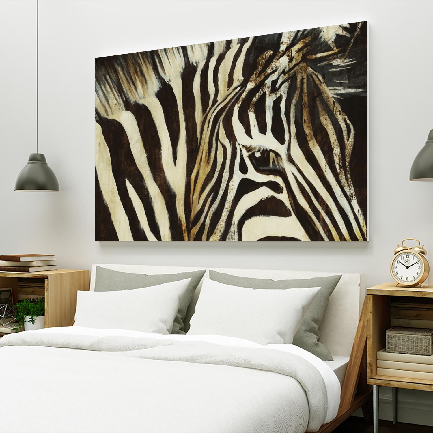 Striped Pajamas by Liz Jardine on GIANT ART - brown animals
