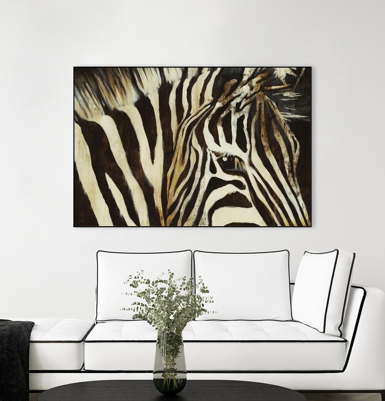 Striped Pajamas by Liz Jardine on GIANT ART - brown animals