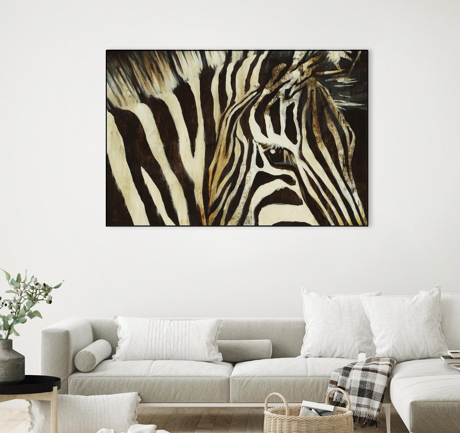 Striped Pajamas by Liz Jardine on GIANT ART - brown animals