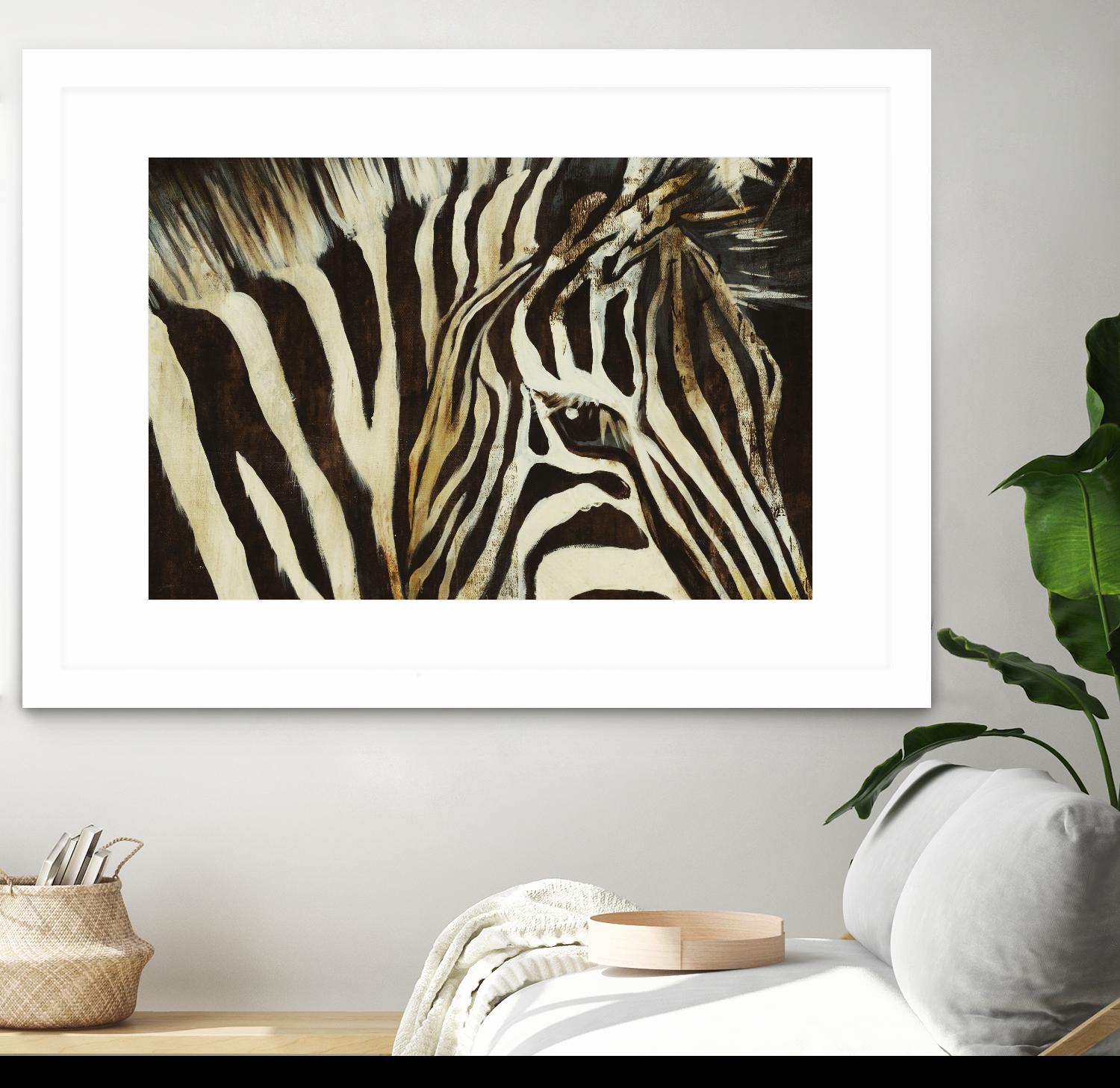 Striped Pajamas by Liz Jardine on GIANT ART - brown animals