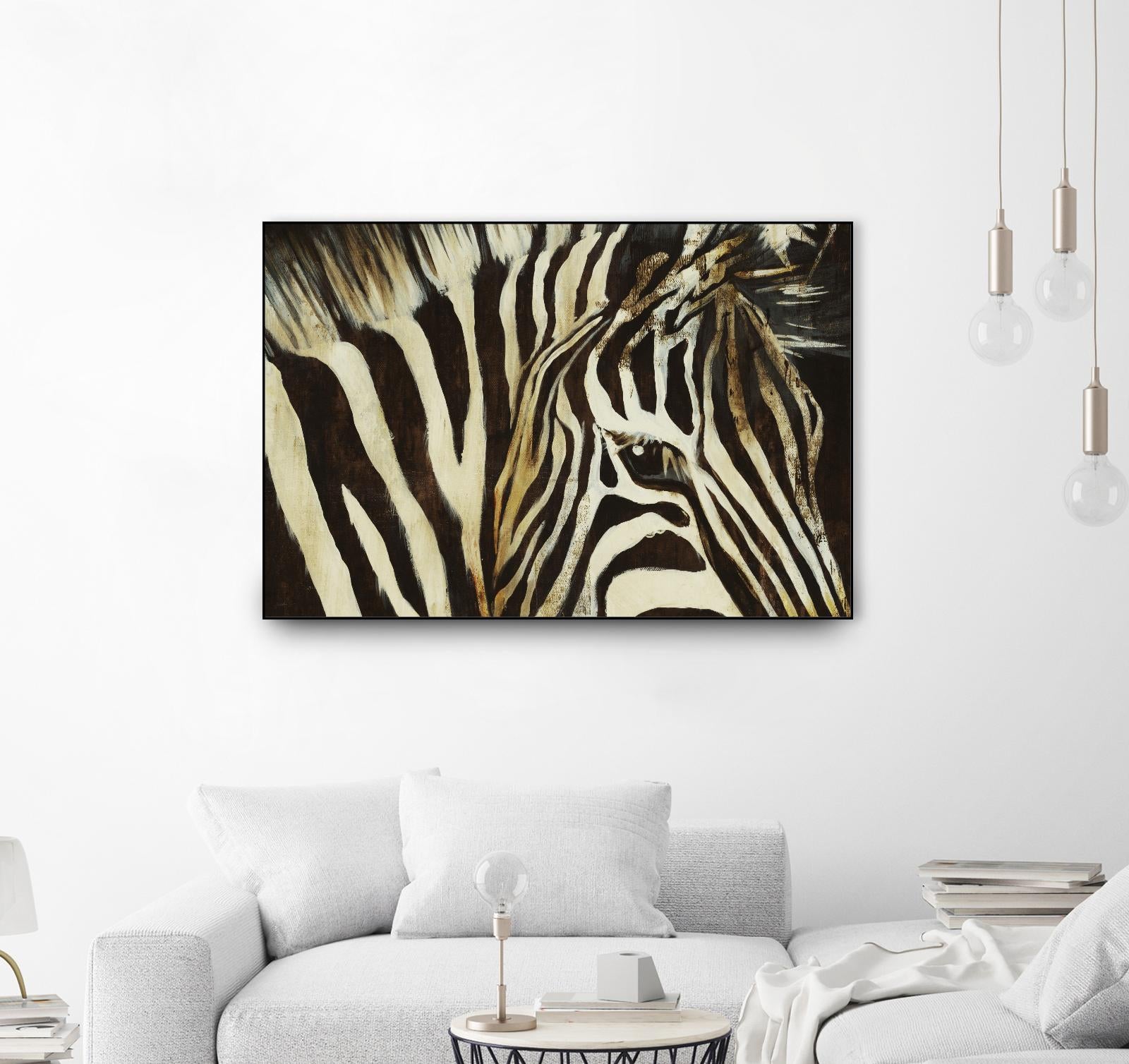 Striped Pajamas by Liz Jardine on GIANT ART - brown animals
