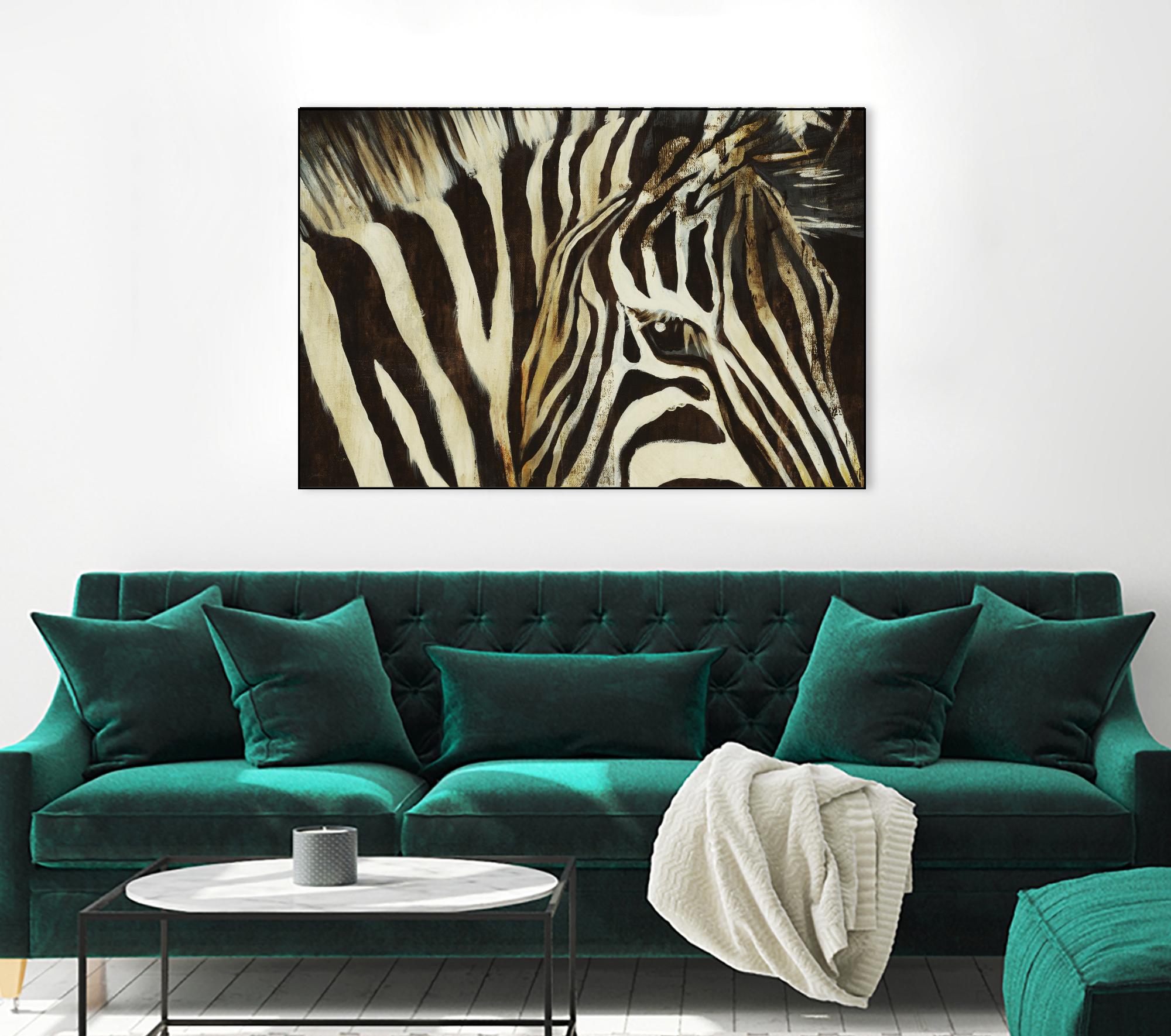 Striped Pajamas by Liz Jardine on GIANT ART - brown animals