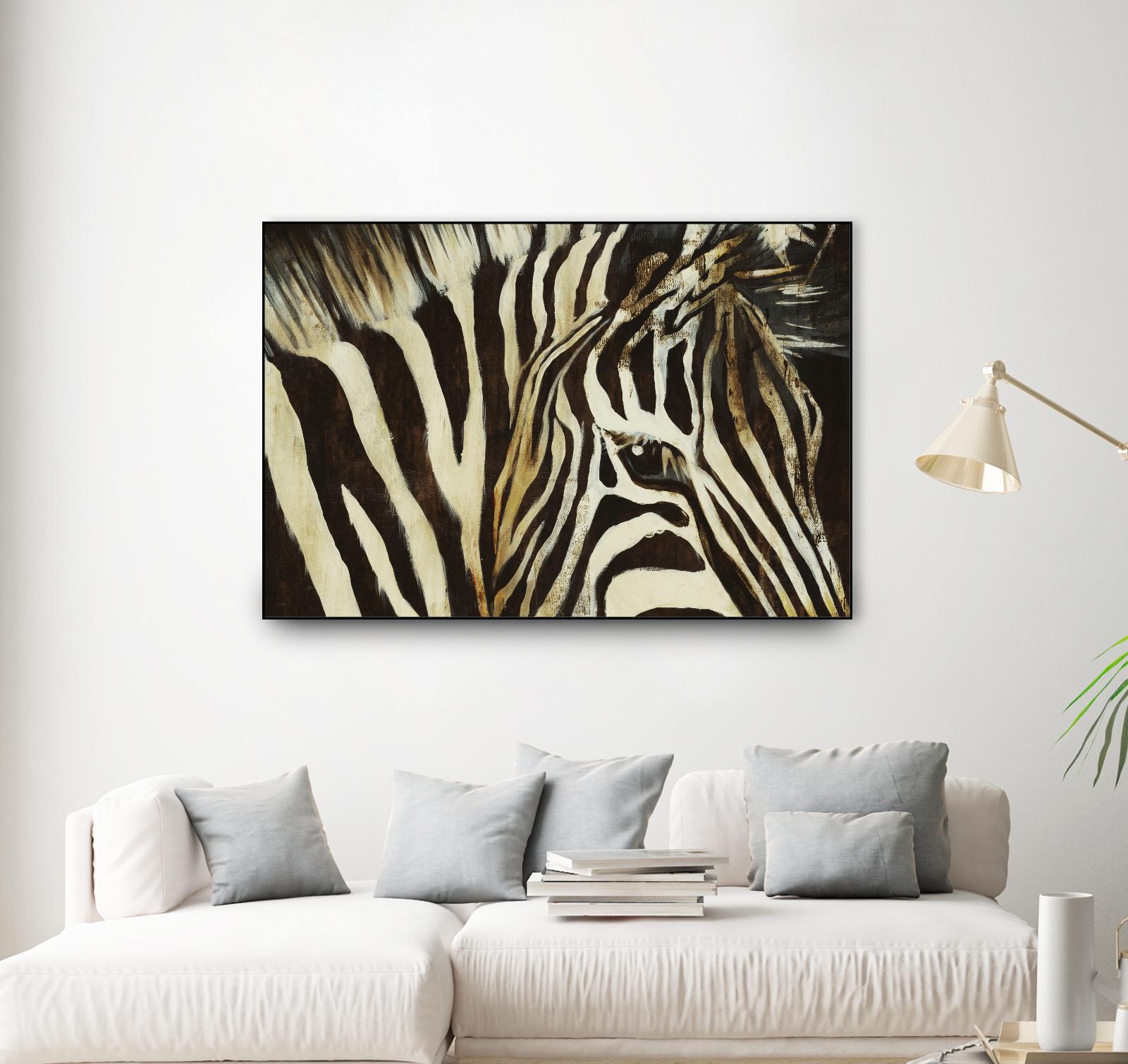 Striped Pajamas by Liz Jardine on GIANT ART - brown animals