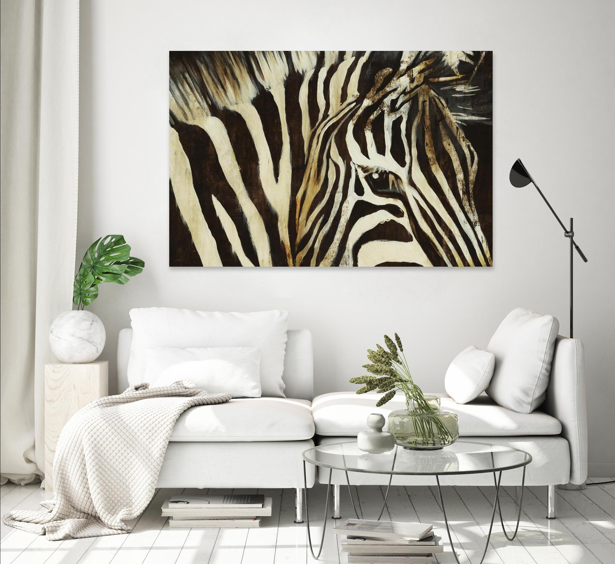 Striped Pajamas by Liz Jardine on GIANT ART - brown animals