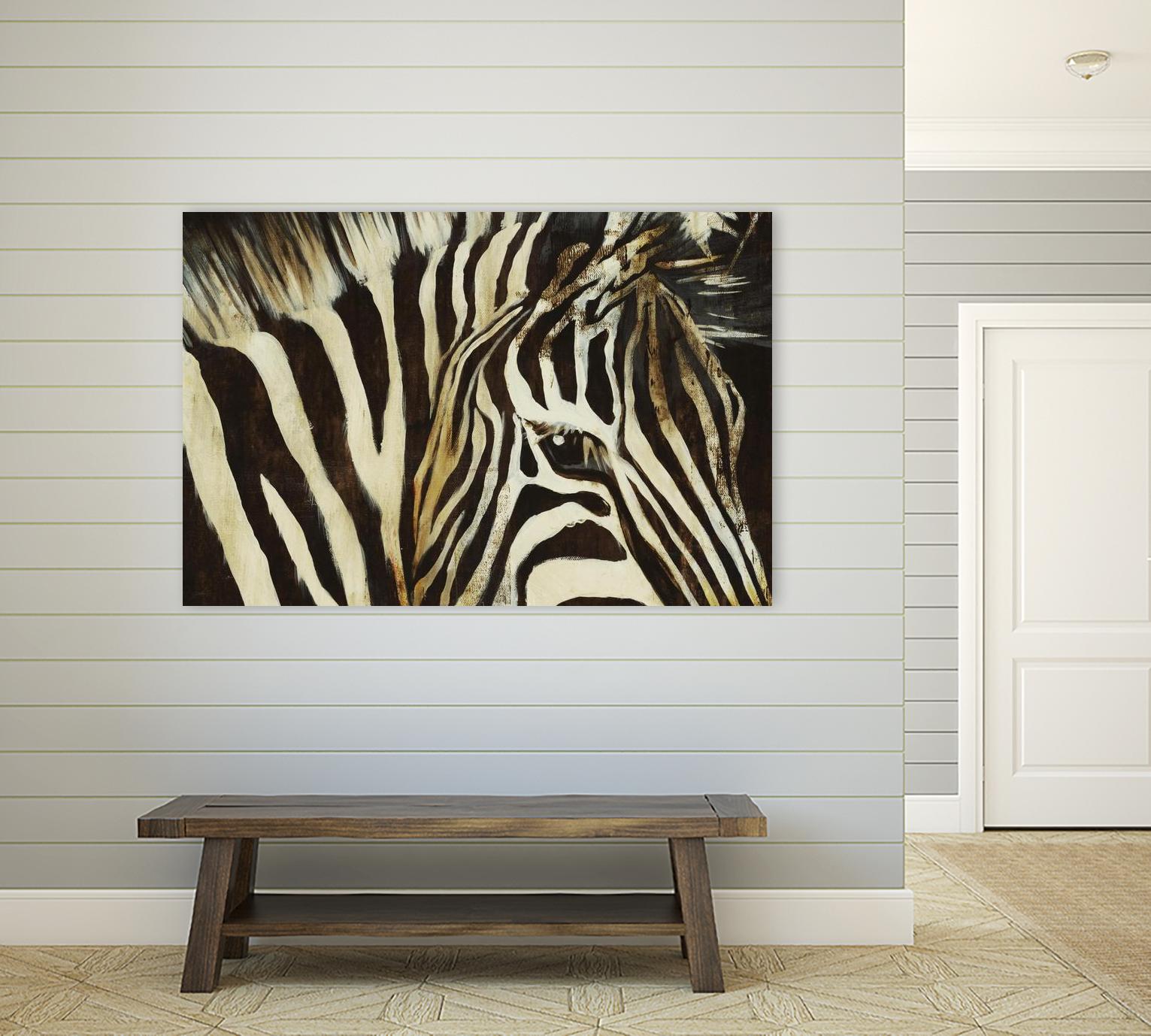 Striped Pajamas by Liz Jardine on GIANT ART - brown animals