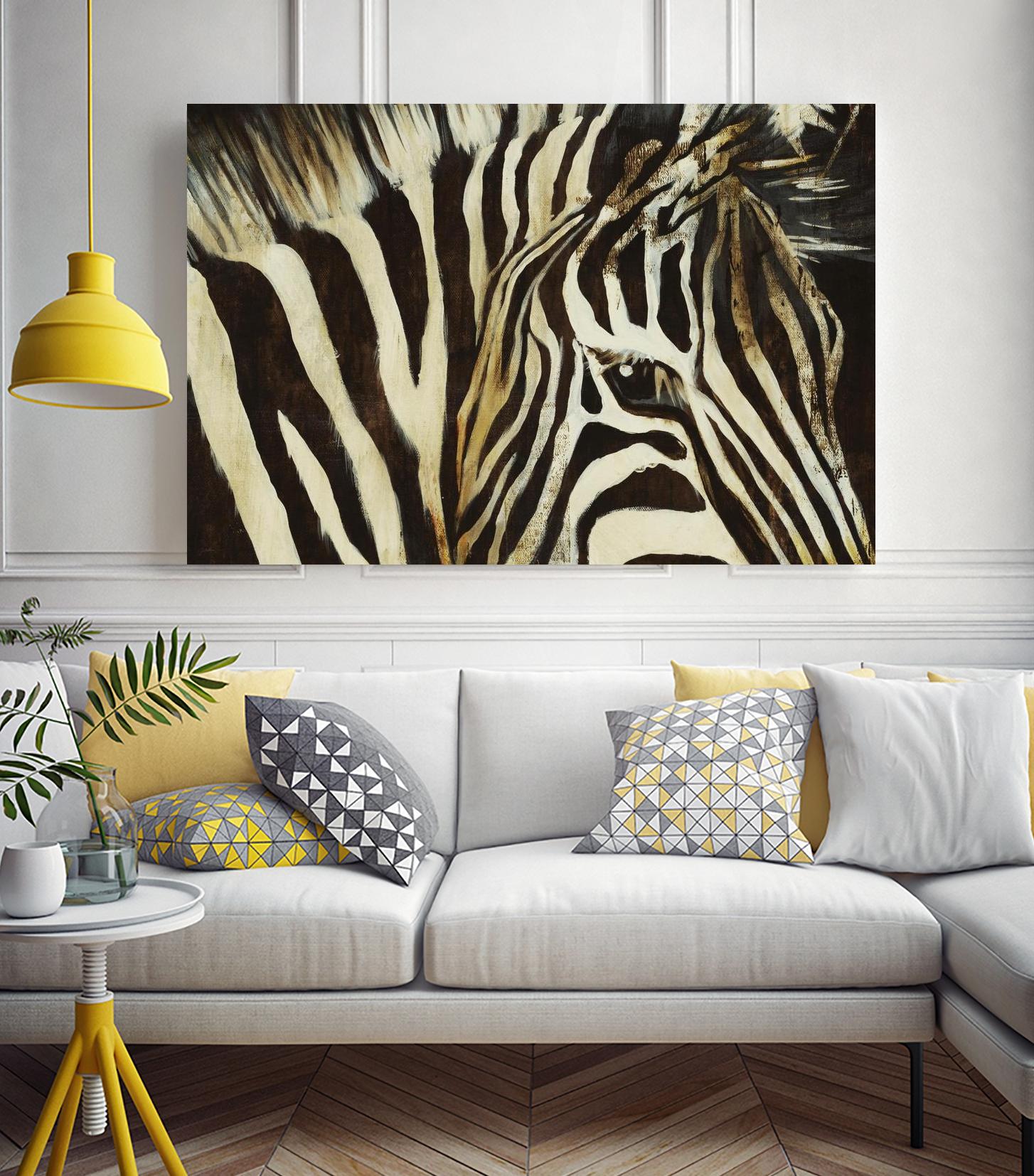 Striped Pajamas by Liz Jardine on GIANT ART - brown animals