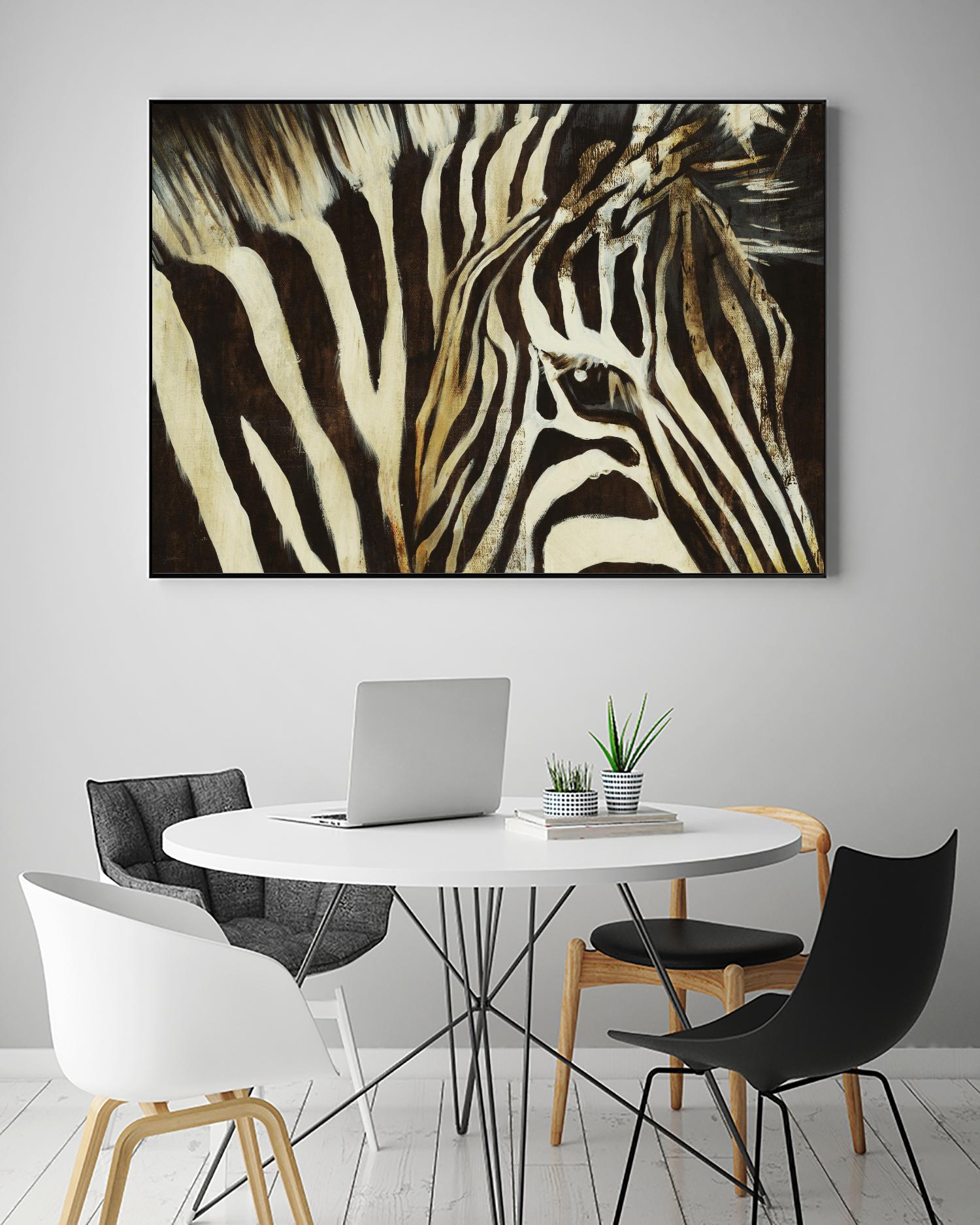 Striped Pajamas by Liz Jardine on GIANT ART - brown animals