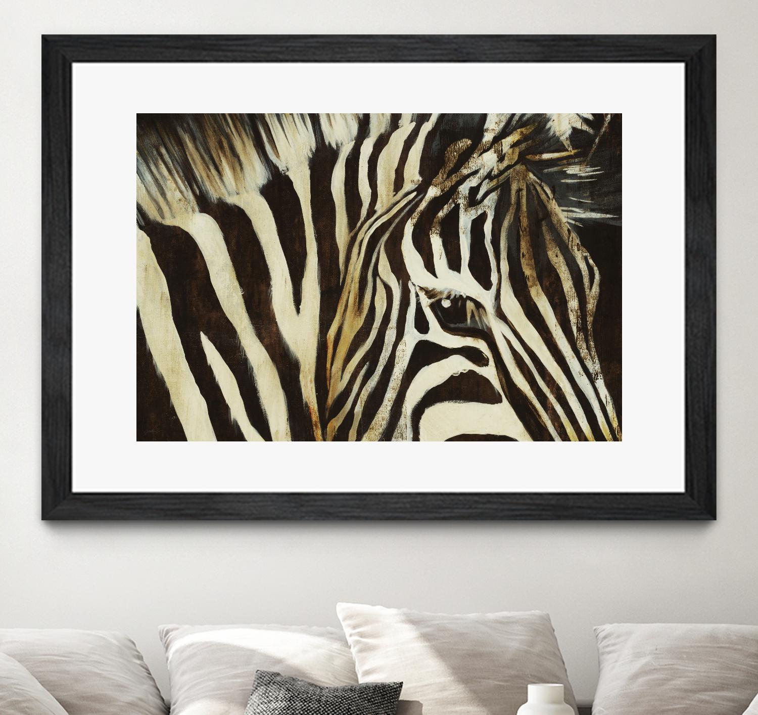 Striped Pajamas by Liz Jardine on GIANT ART - brown animals