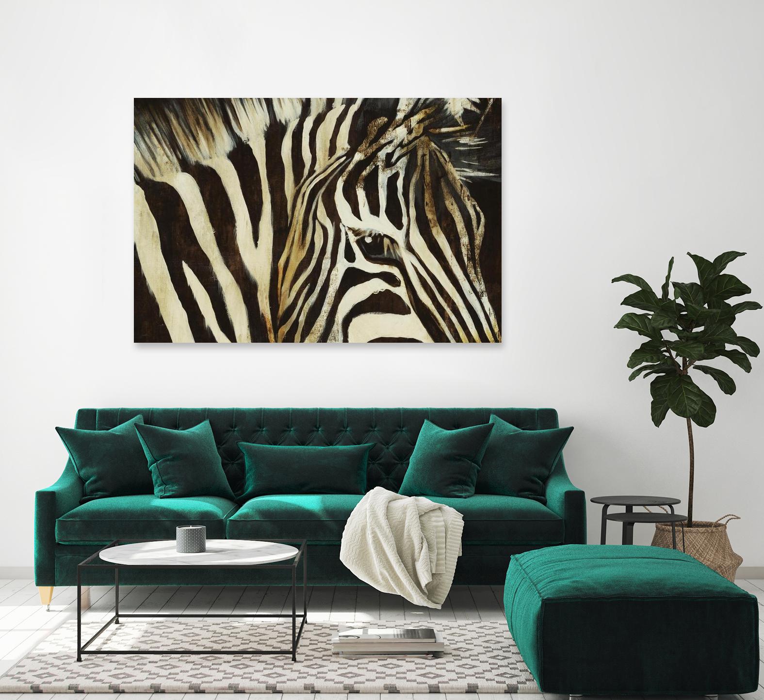 Striped Pajamas by Liz Jardine on GIANT ART - brown animals