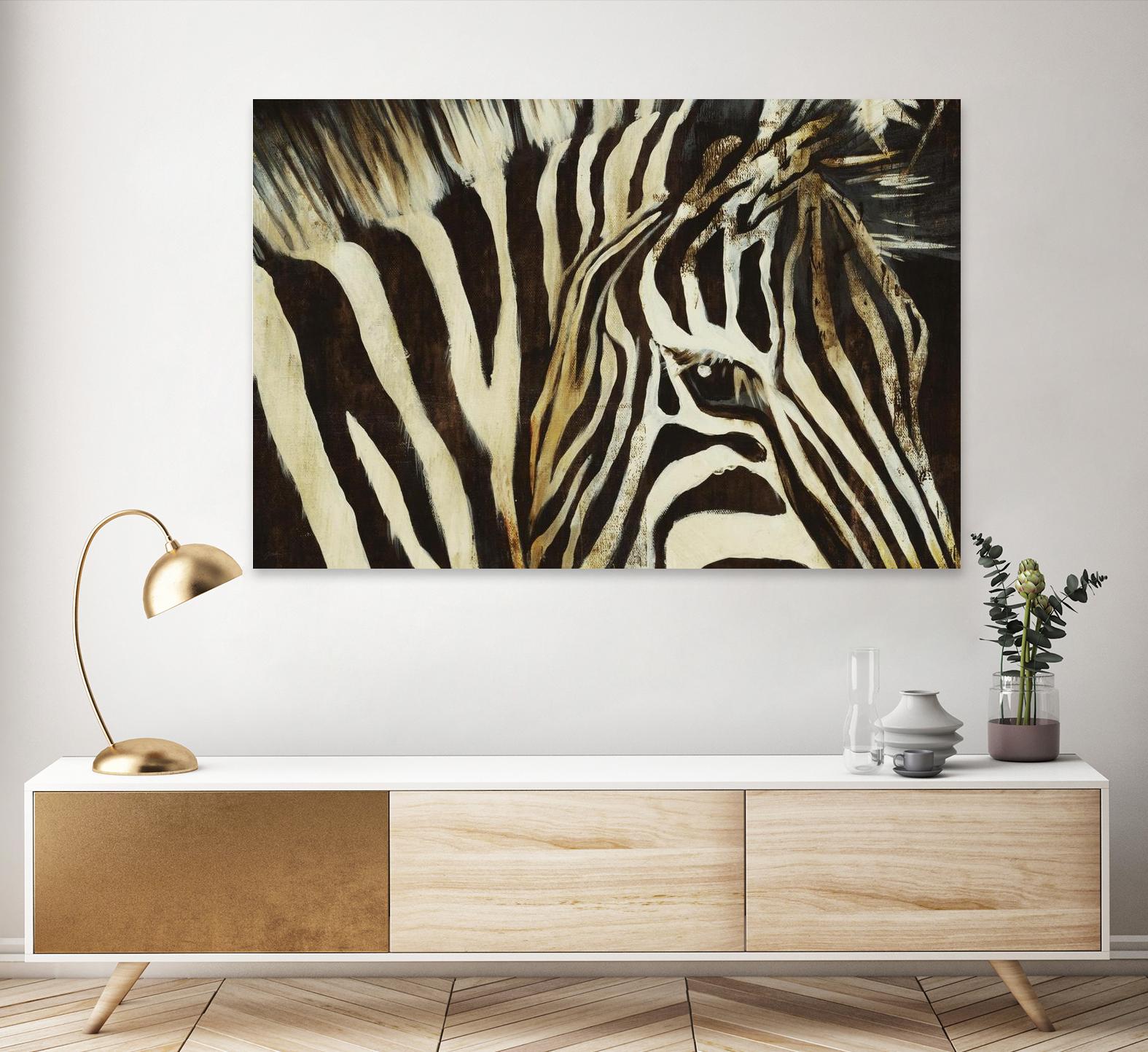 Striped Pajamas by Liz Jardine on GIANT ART - brown animals