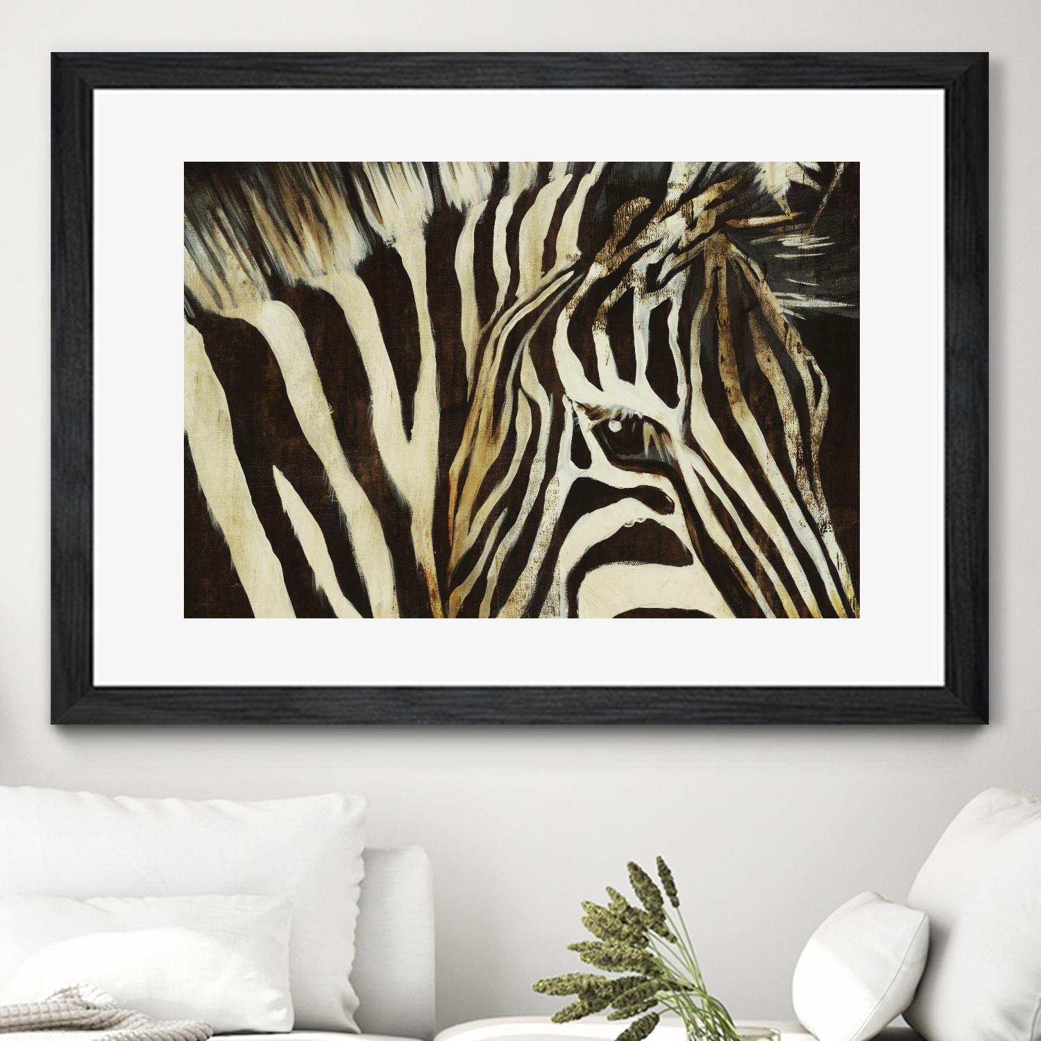 Striped Pajamas by Liz Jardine on GIANT ART - brown animals