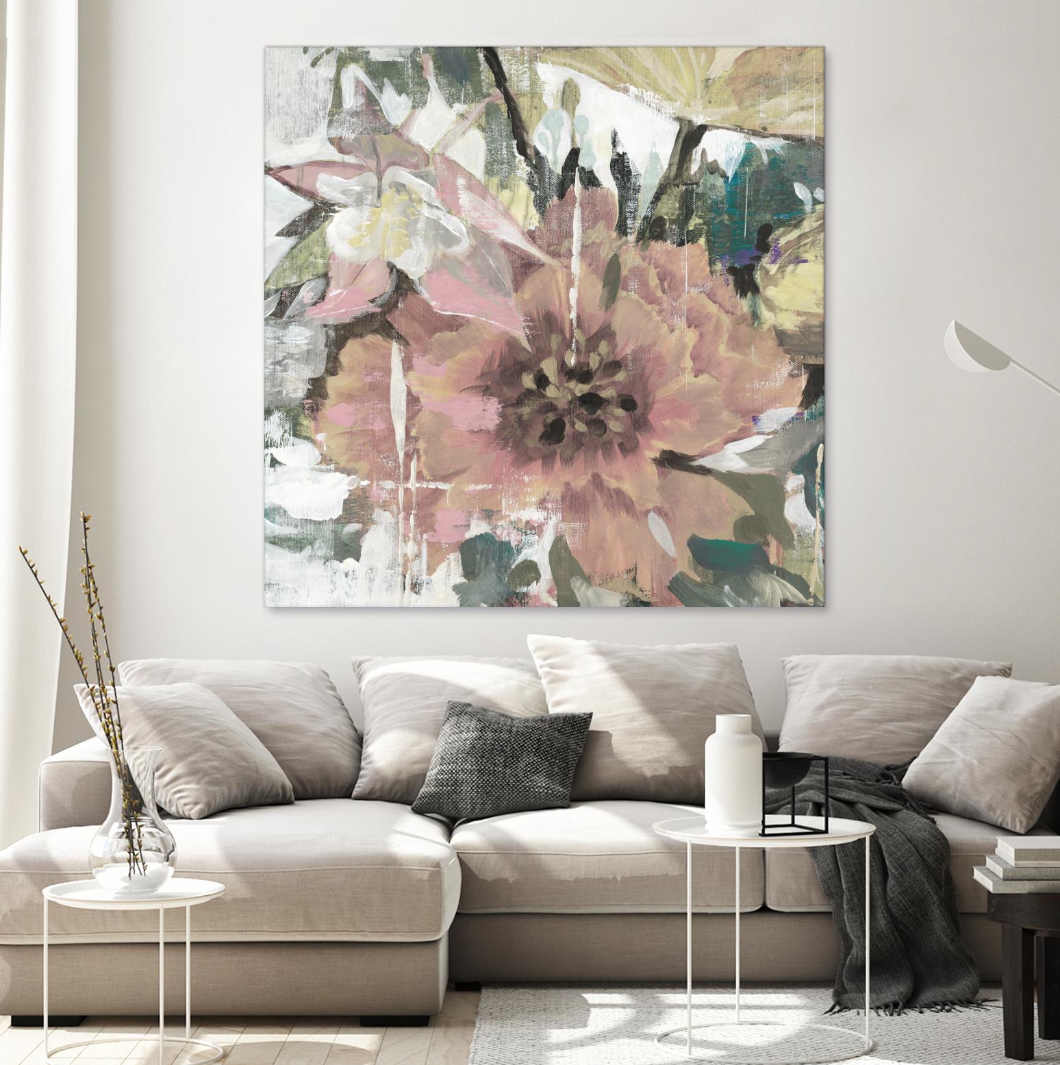 Simple Gifts V4 by Liz Jardine on GIANT ART - pinks florals