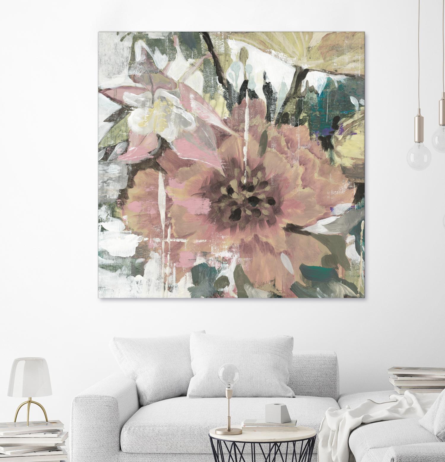 Simple Gifts V4 by Liz Jardine on GIANT ART - pinks florals