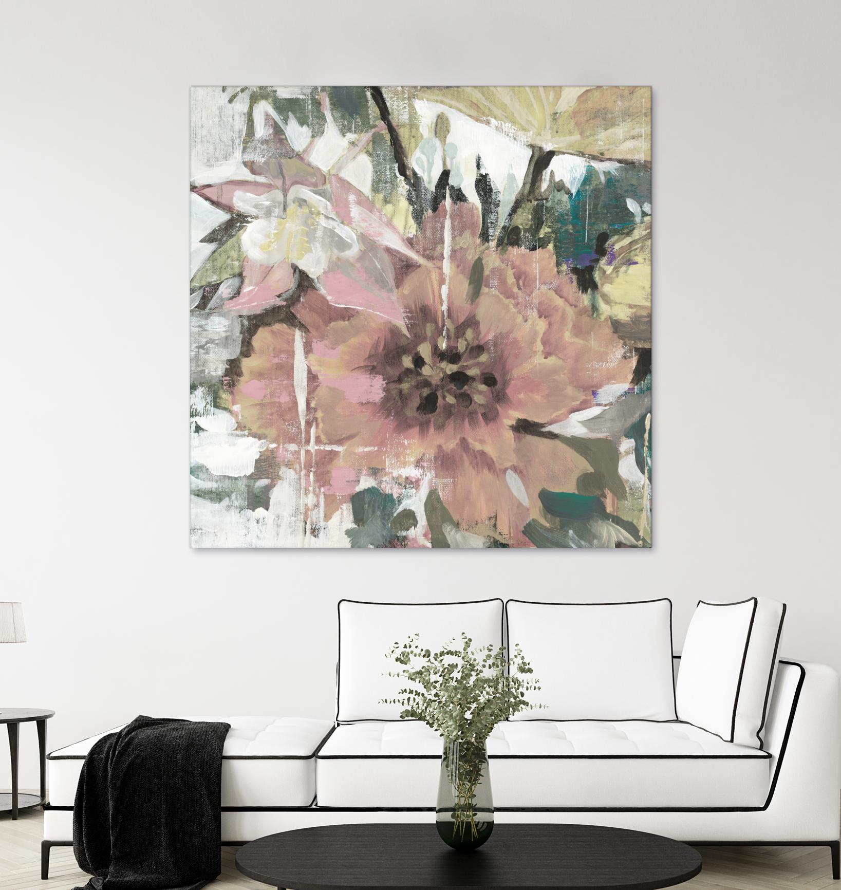 Simple Gifts V4 by Liz Jardine on GIANT ART - pinks florals