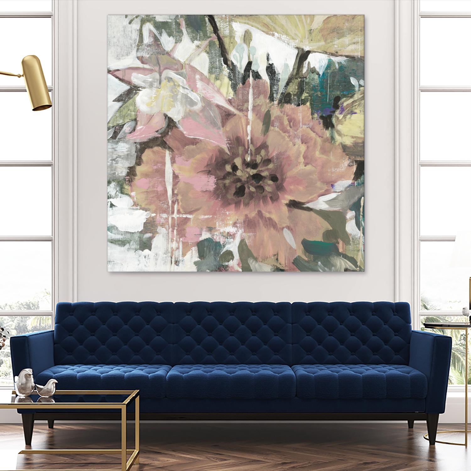 Simple Gifts V4 by Liz Jardine on GIANT ART - pinks florals