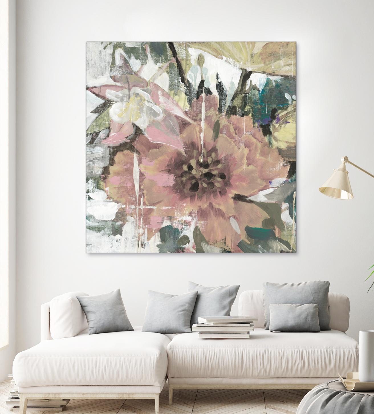 Simple Gifts V4 by Liz Jardine on GIANT ART - pinks florals