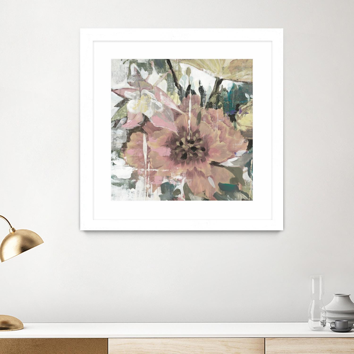 Simple Gifts V4 by Liz Jardine on GIANT ART - pinks florals