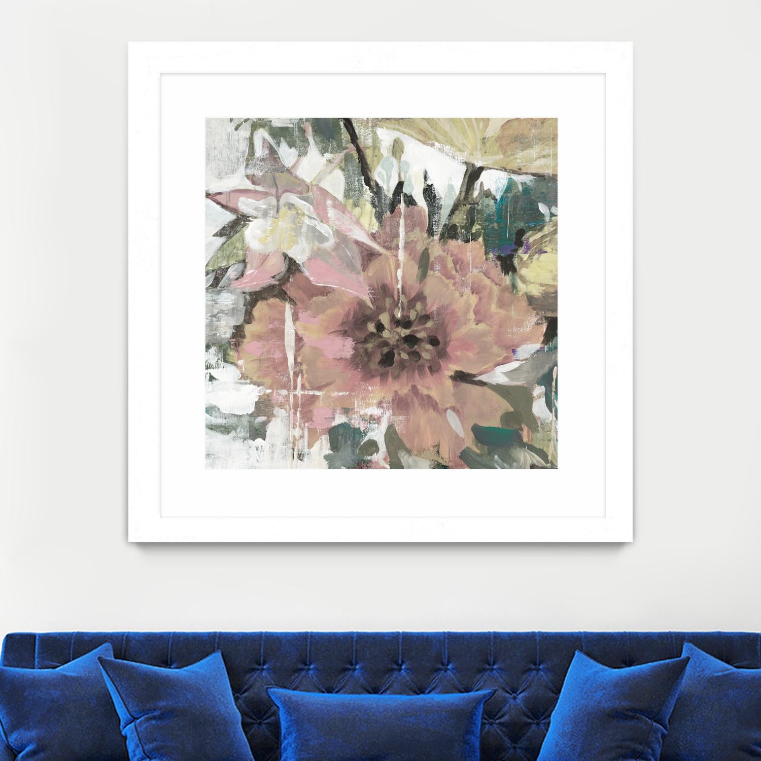 Simple Gifts V4 by Liz Jardine on GIANT ART - pinks florals