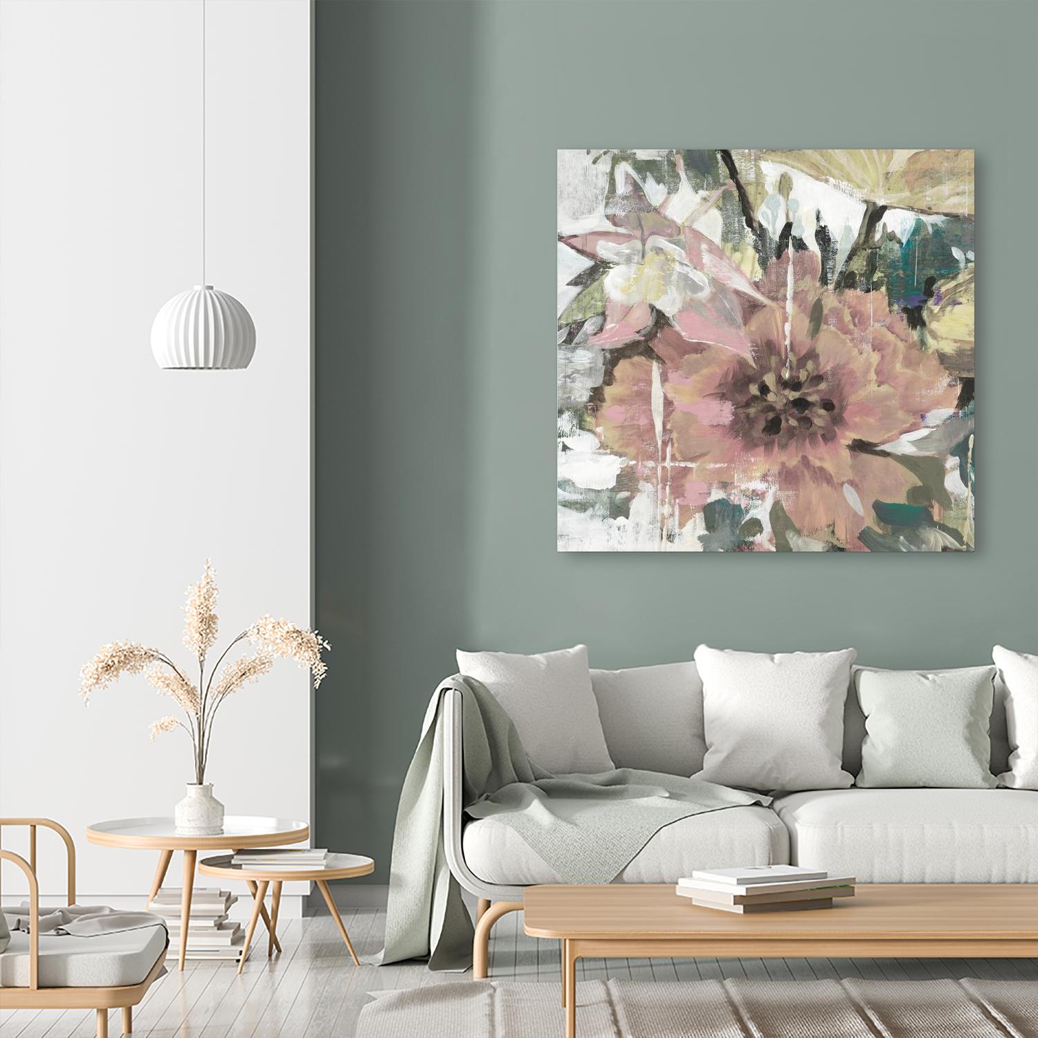 Simple Gifts V4 by Liz Jardine on GIANT ART - pinks florals