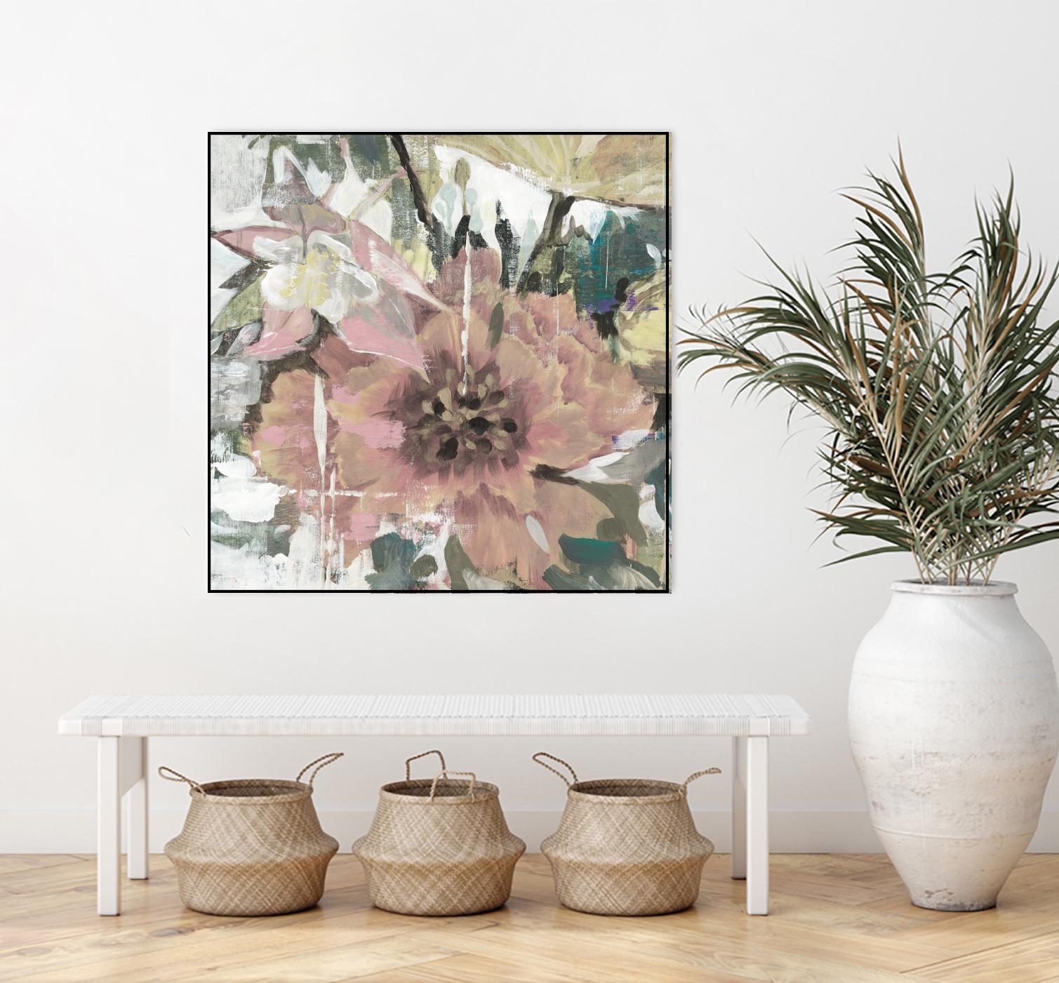 Simple Gifts V4 by Liz Jardine on GIANT ART - pinks florals