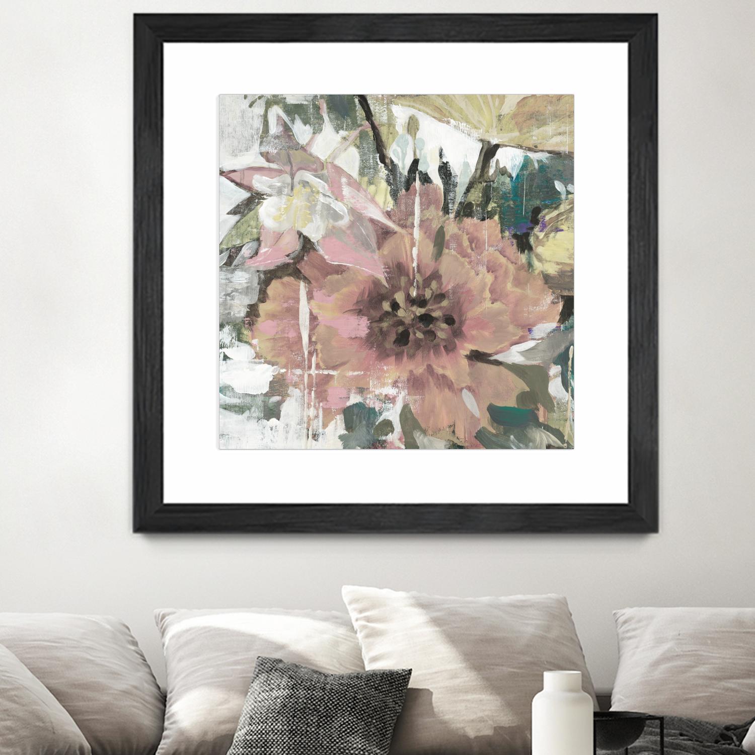 Simple Gifts V4 by Liz Jardine on GIANT ART - pinks florals