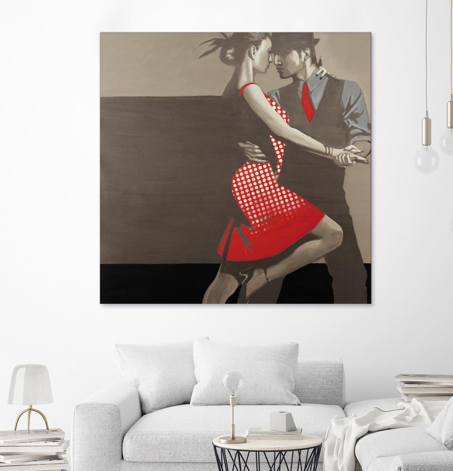 Last Tango by Liz Jardine on GIANT ART - grey men and women