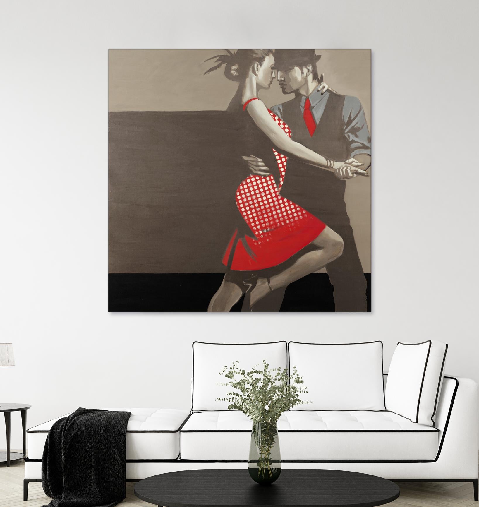 Last Tango by Liz Jardine on GIANT ART - grey men and women