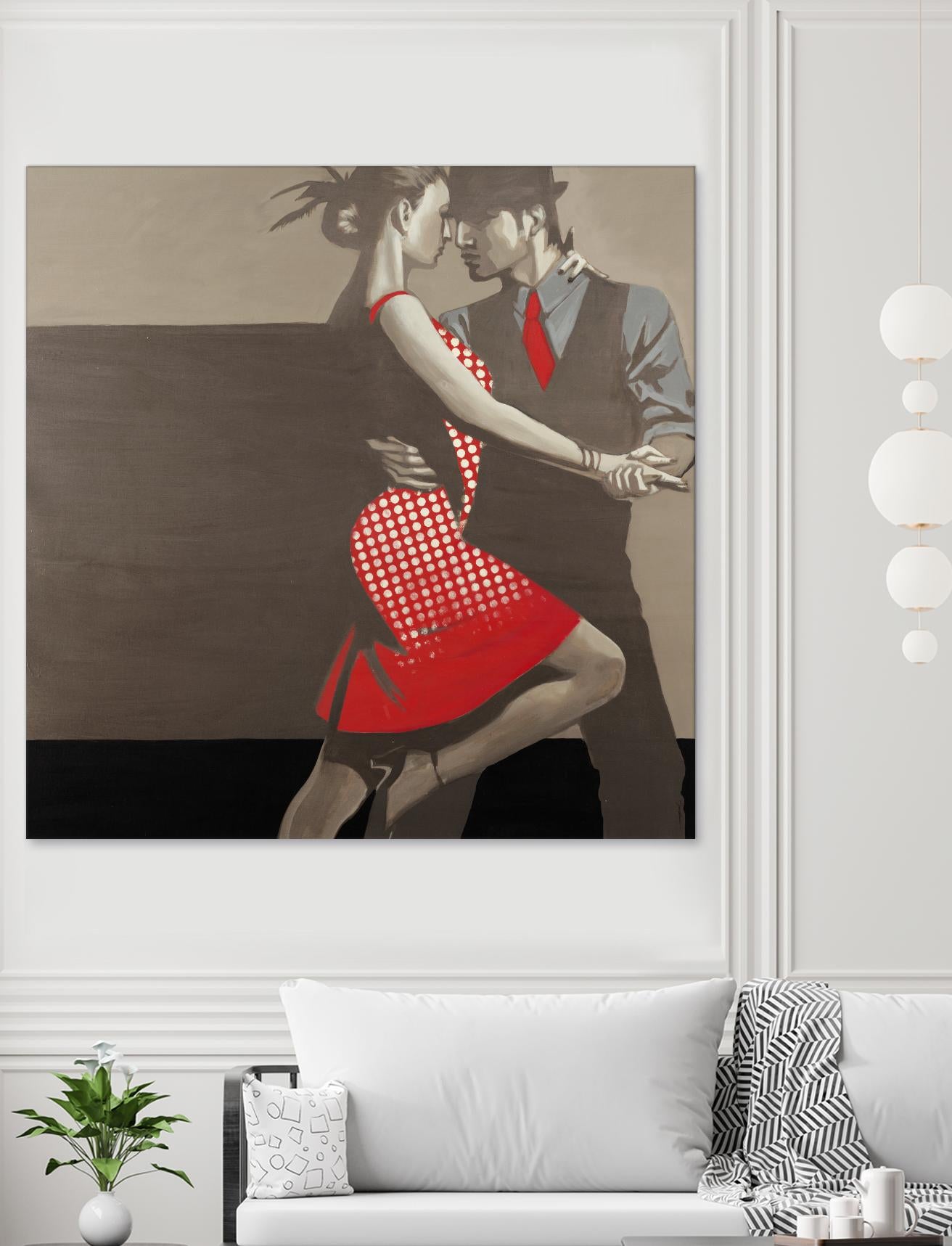 Last Tango by Liz Jardine on GIANT ART - grey men and women