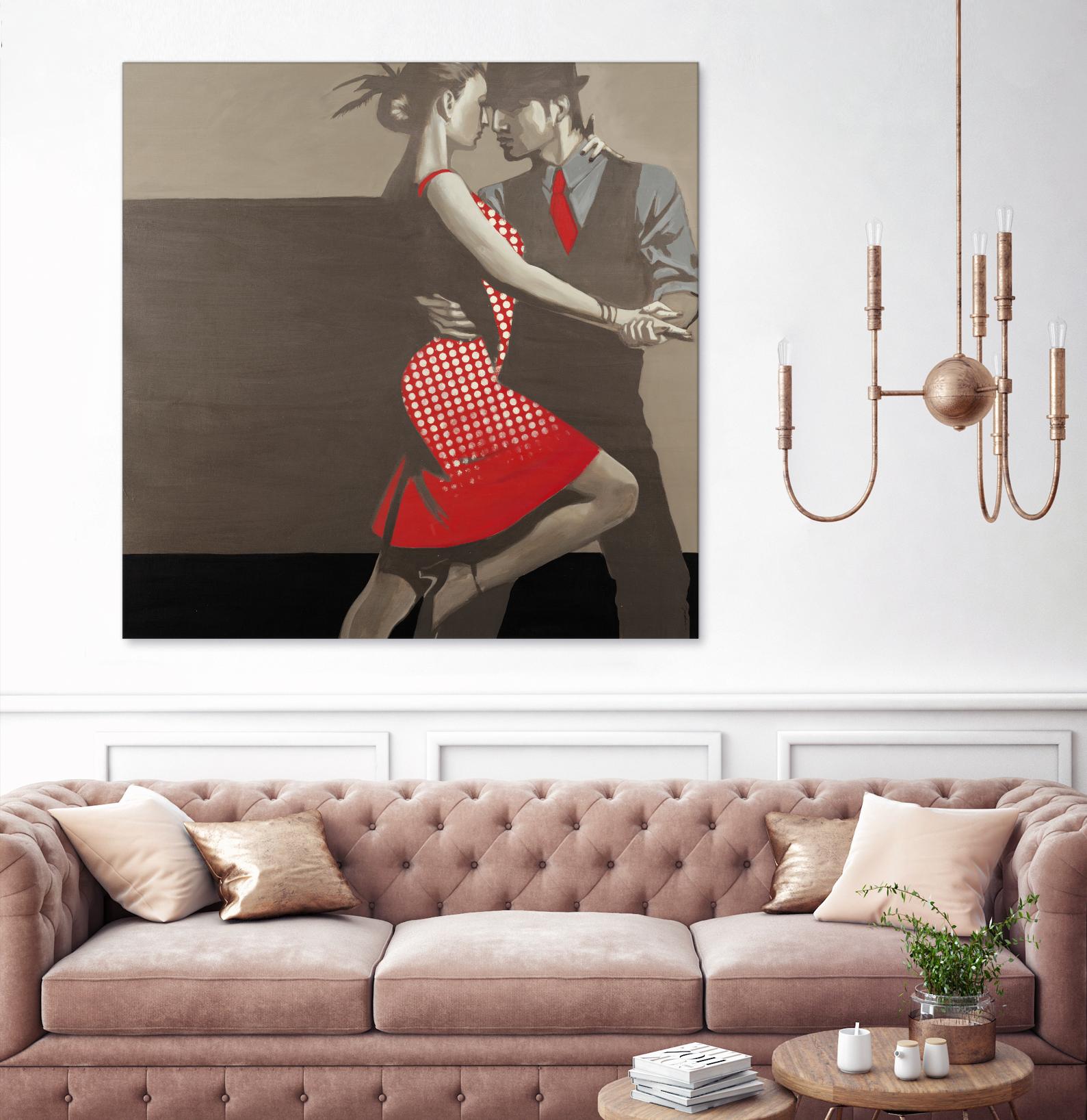 Last Tango by Liz Jardine on GIANT ART - grey men and women