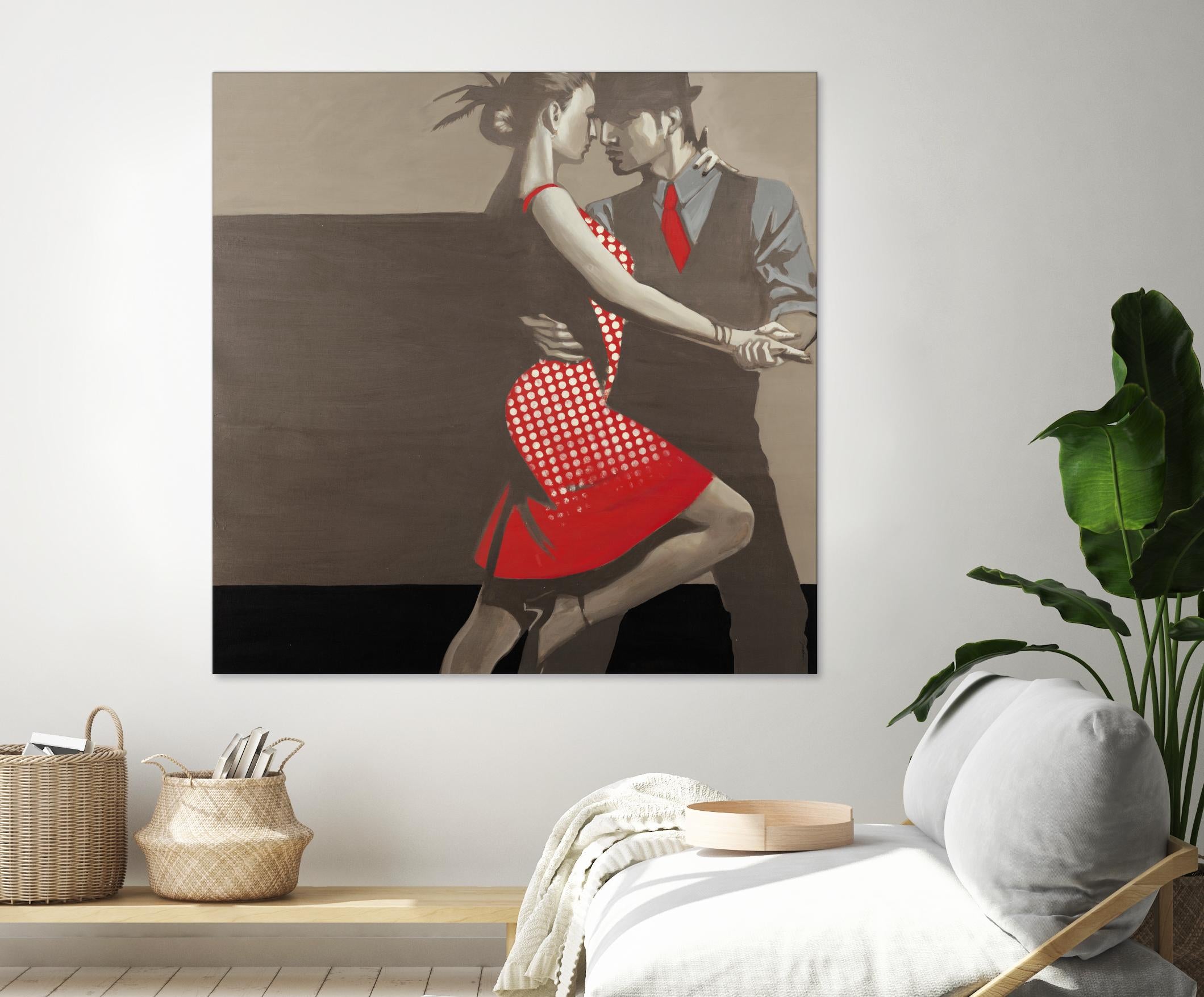 Last Tango by Liz Jardine on GIANT ART - grey men and women