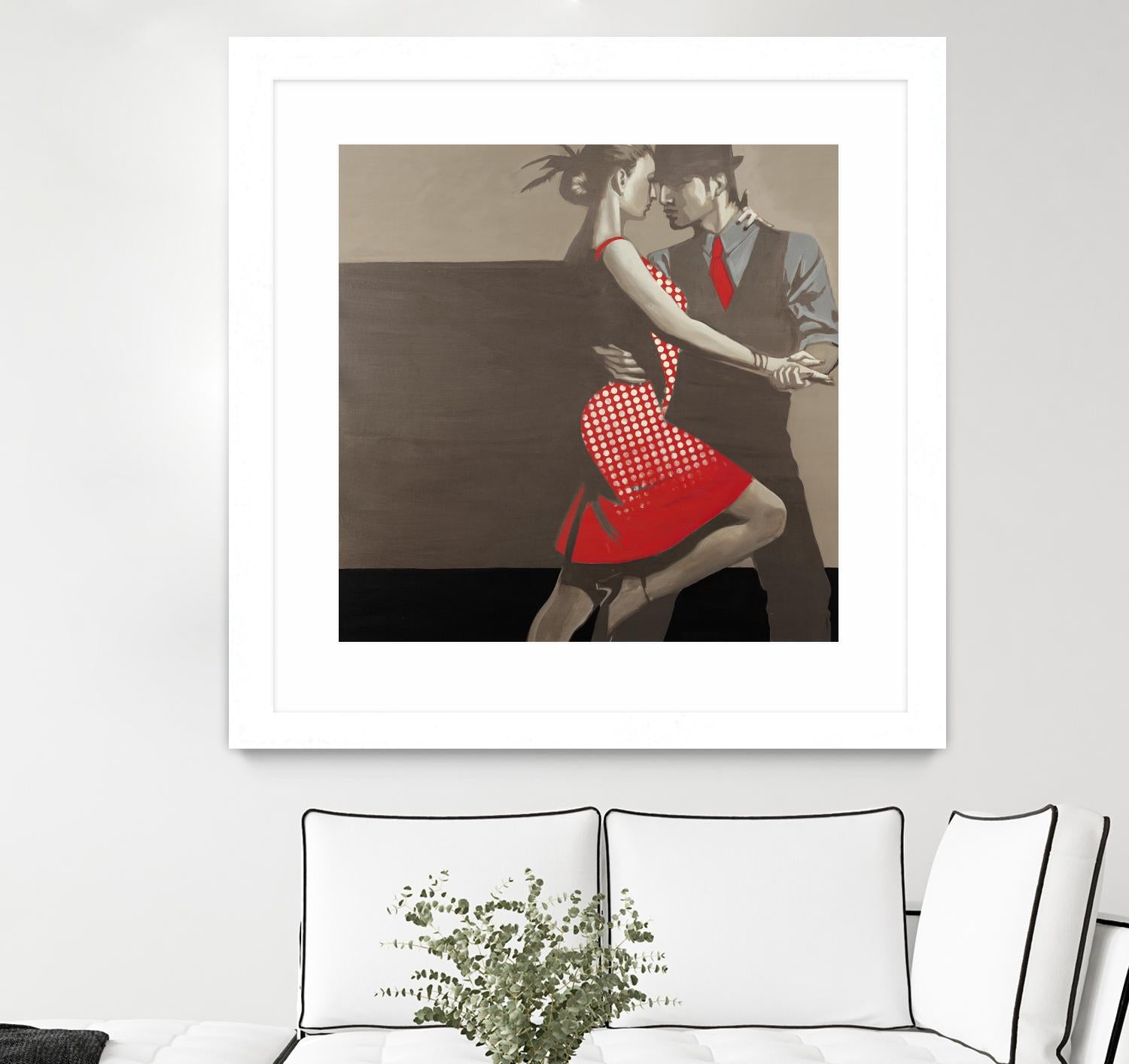 Last Tango by Liz Jardine on GIANT ART - grey men and women