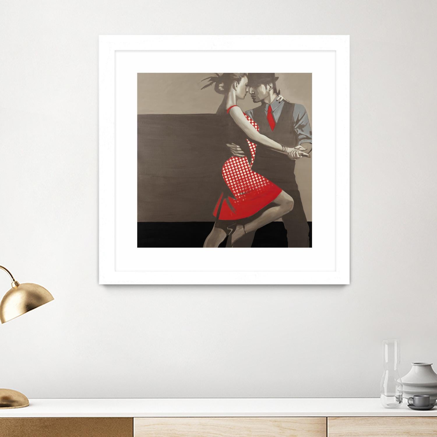 Last Tango by Liz Jardine on GIANT ART - grey men and women