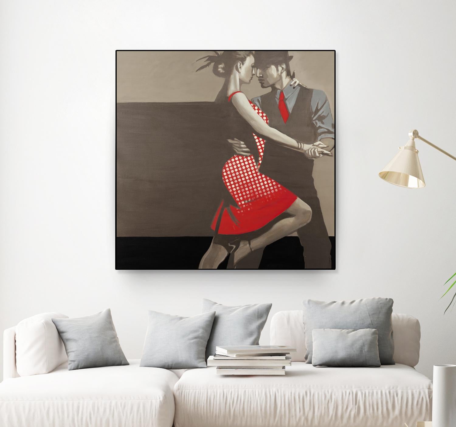 Last Tango by Liz Jardine on GIANT ART - grey men and women