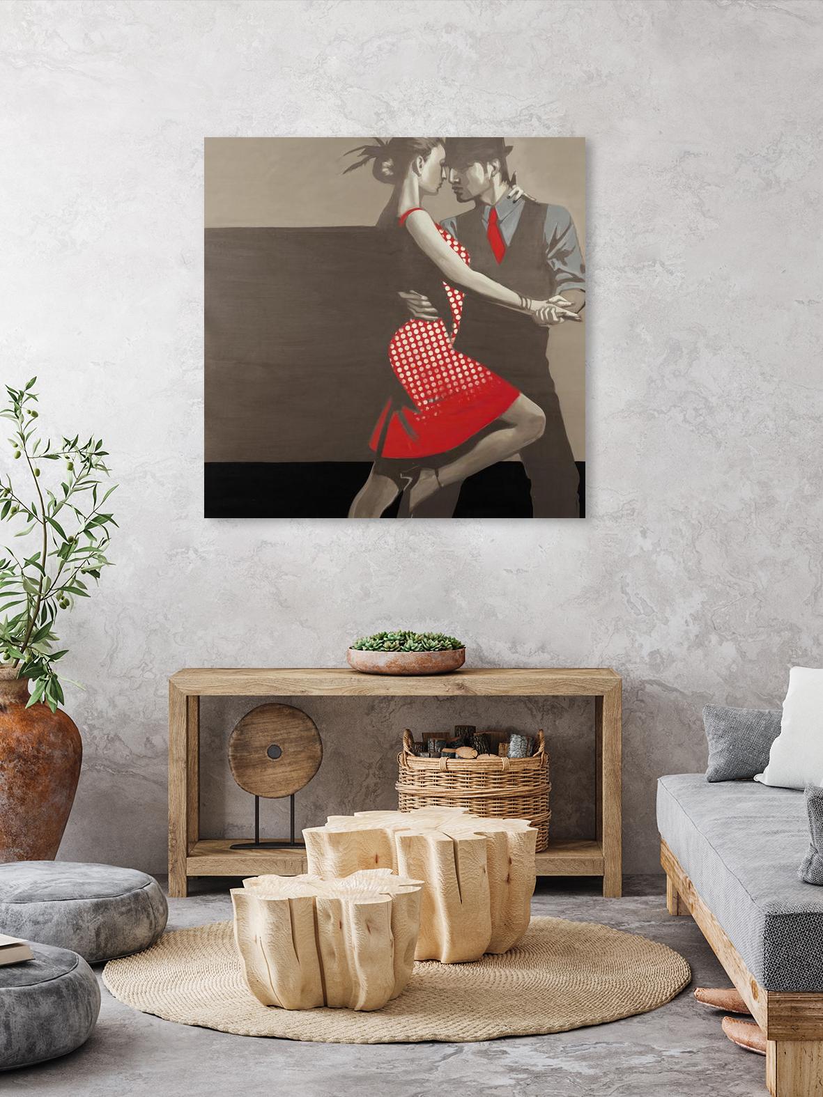 Last Tango by Liz Jardine on GIANT ART - grey men and women