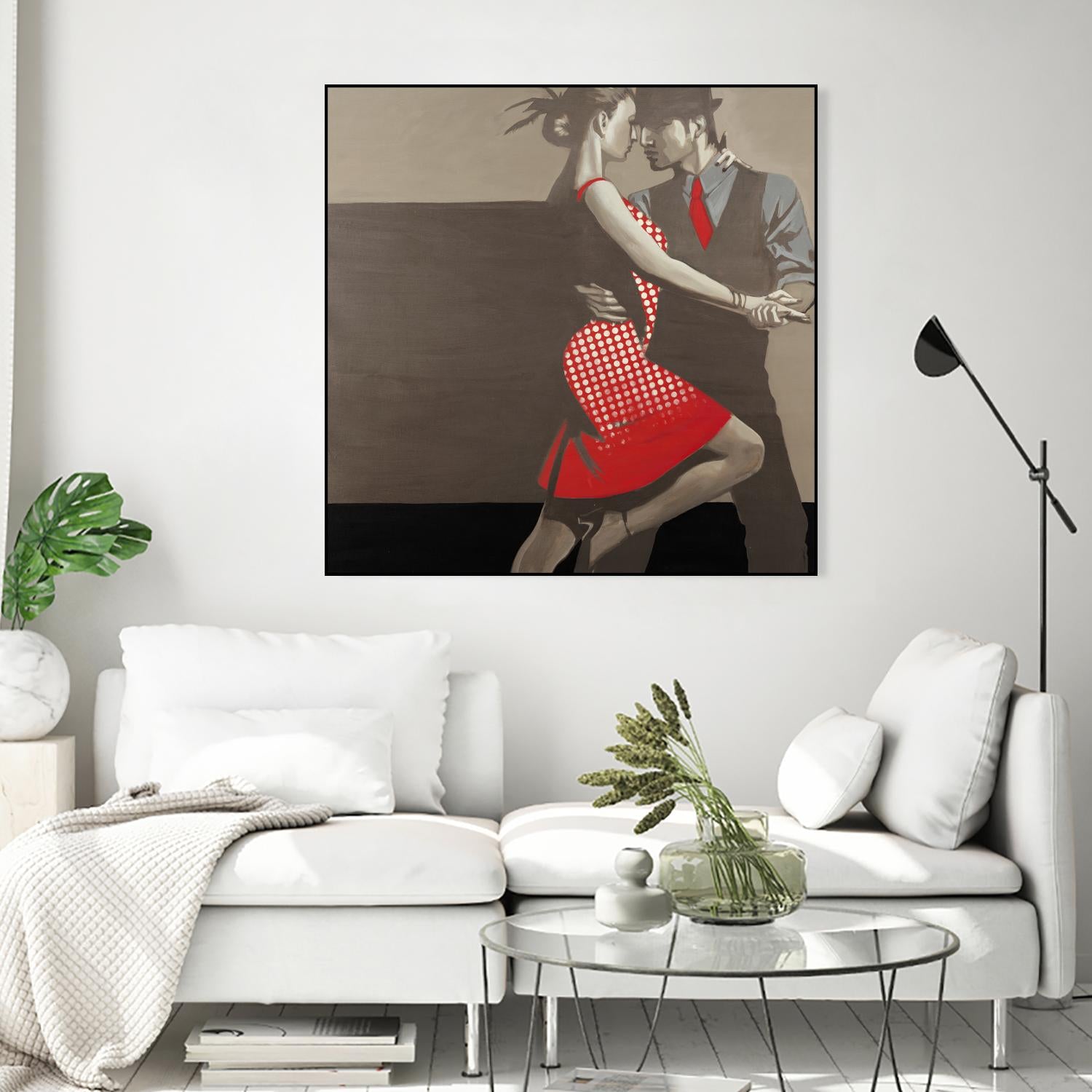 Last Tango by Liz Jardine on GIANT ART - grey men and women