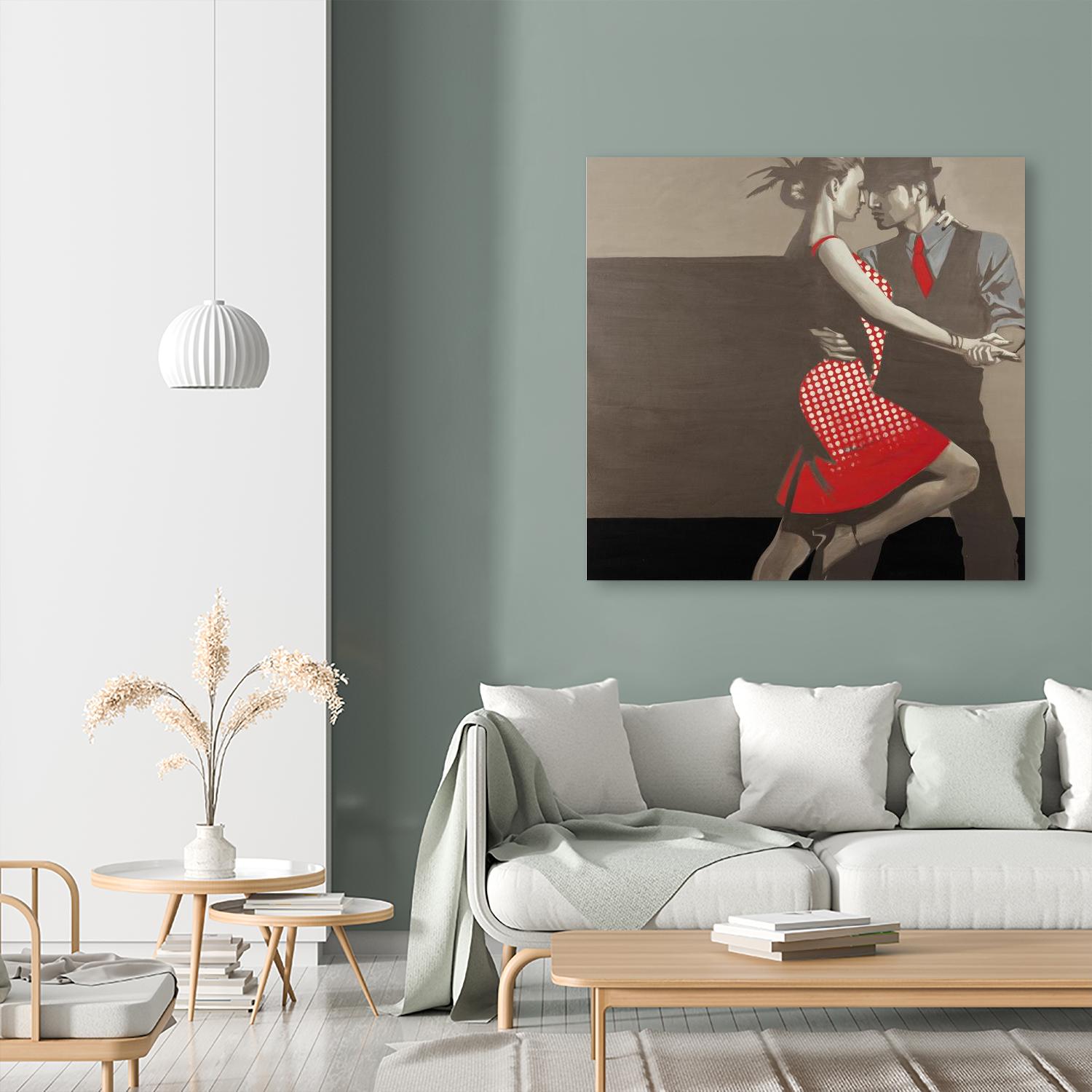 Last Tango by Liz Jardine on GIANT ART - grey men and women