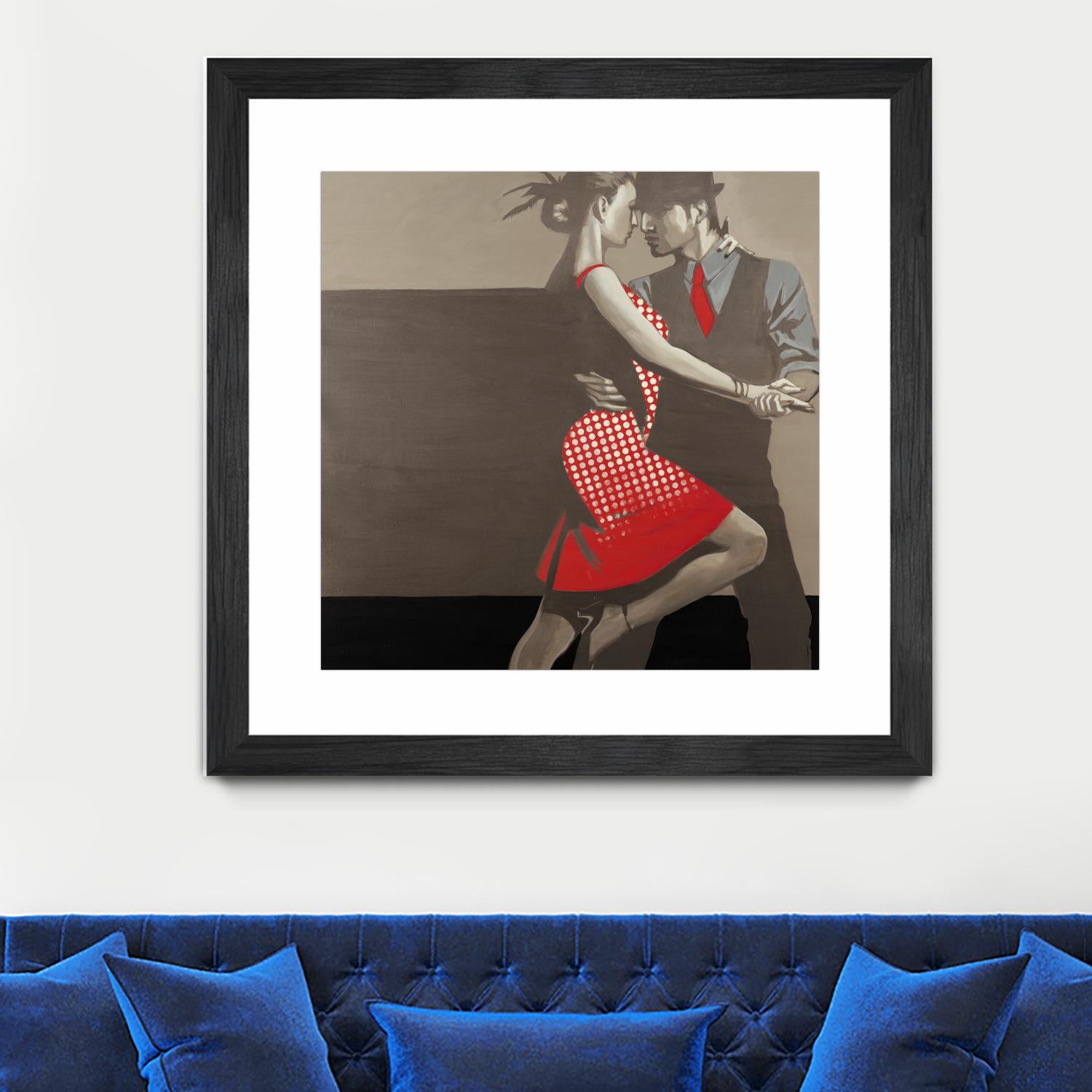 Last Tango by Liz Jardine on GIANT ART - grey men and women