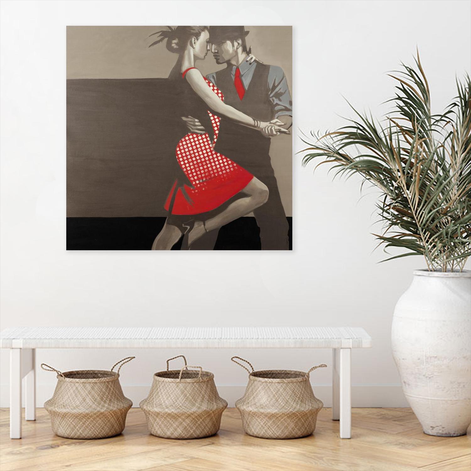 Last Tango by Liz Jardine on GIANT ART - grey men and women