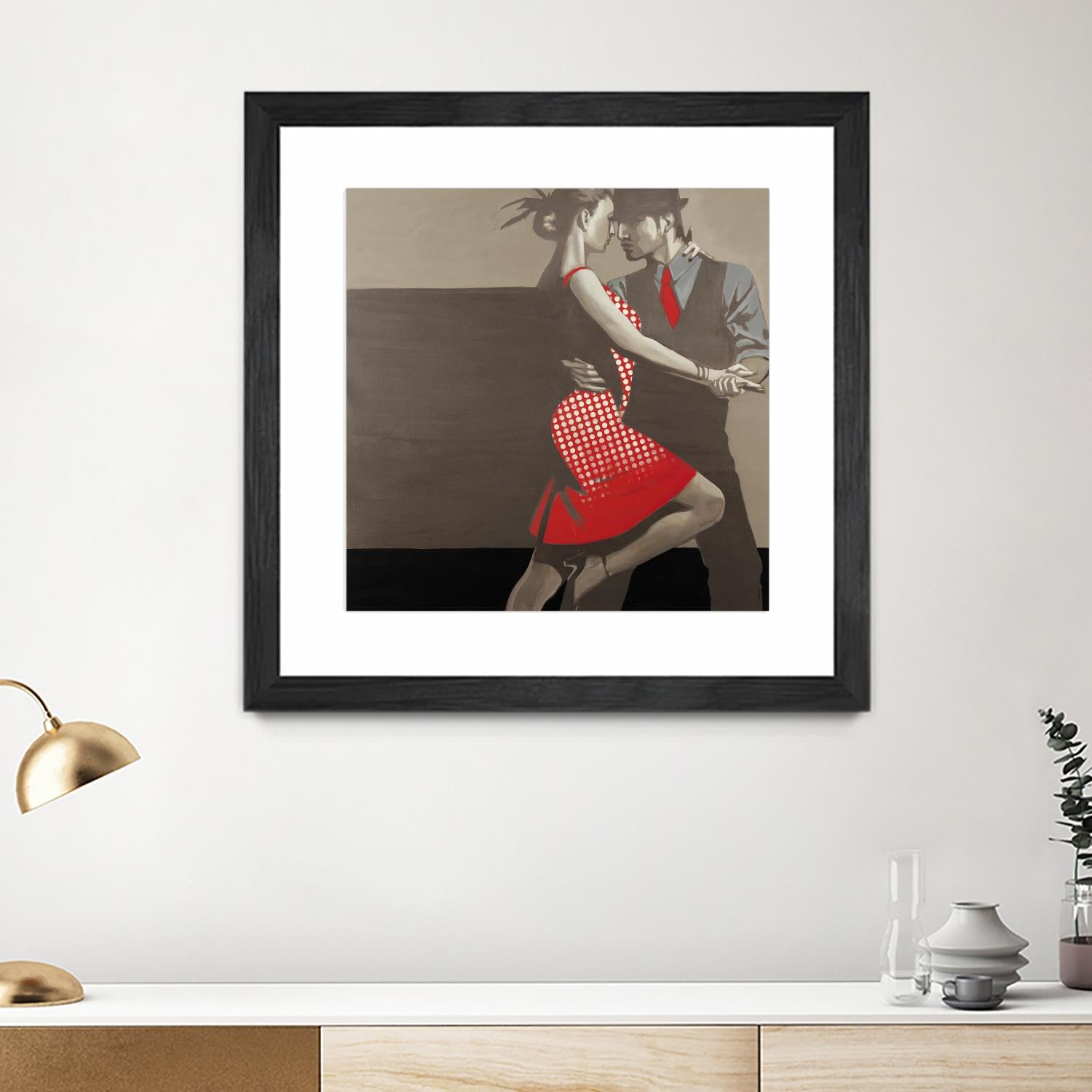 Last Tango by Liz Jardine on GIANT ART - grey men and women